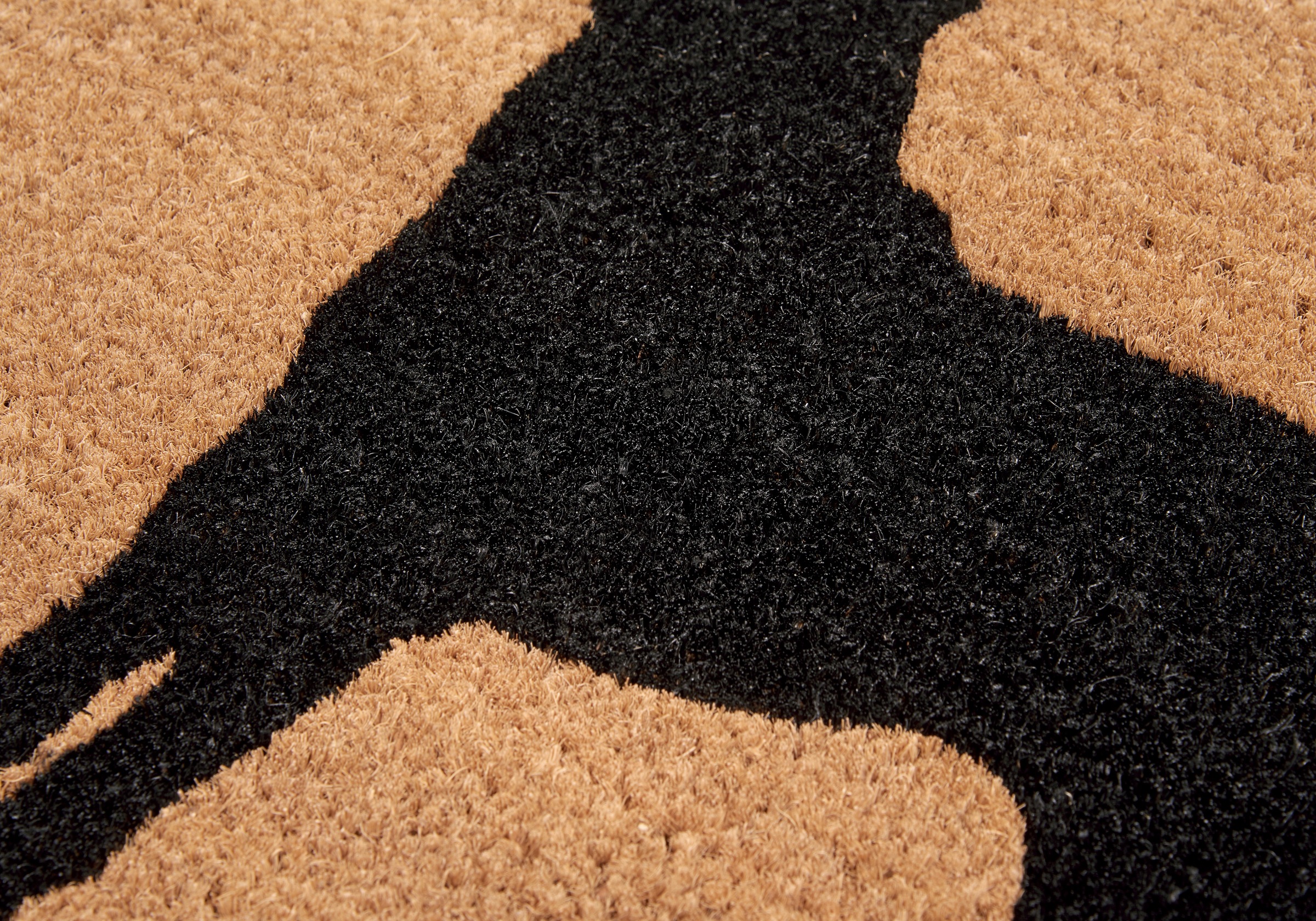 HANSE Home Fussmatte »Mix Mats Kokos Dog Silhouette, Türmatte«, rechteckig, 15 mm Höhe, Kokos, Schmutzfangmatte, Outdoor, Rutschfest, Innen, Kokosmatte, Flur