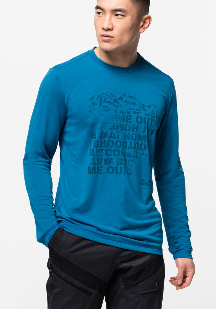 Image of Jack Wolfskin Langarmshirt »CROSSTRAIL PEAK LONGSLEEVE M« bei Ackermann Versand Schweiz