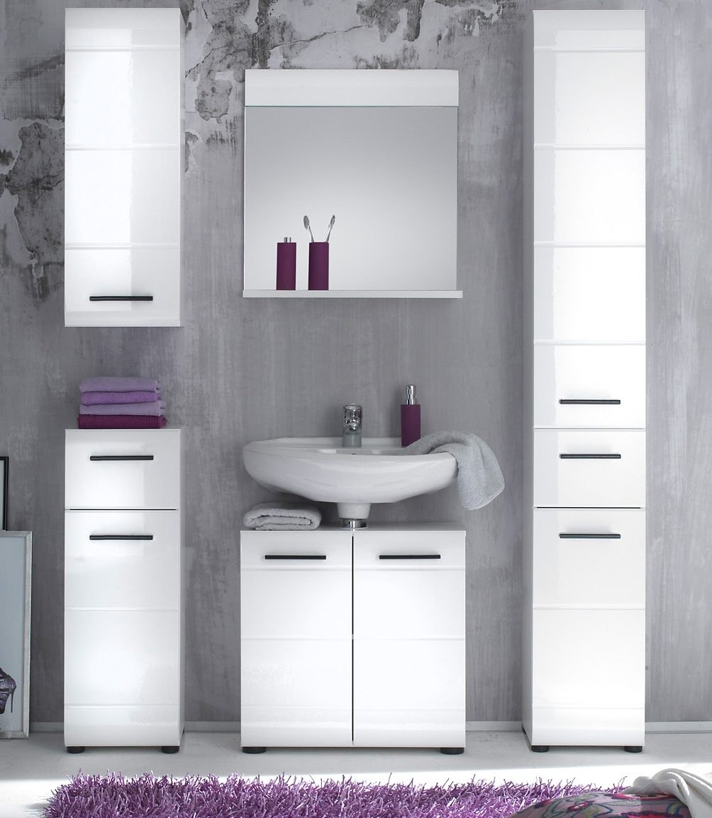 INOSIGN Unterschrank »Sovana«, Badkommode mit Hochglanzfront und 1 Schublade - (B/T/H) 30/31/80 cm