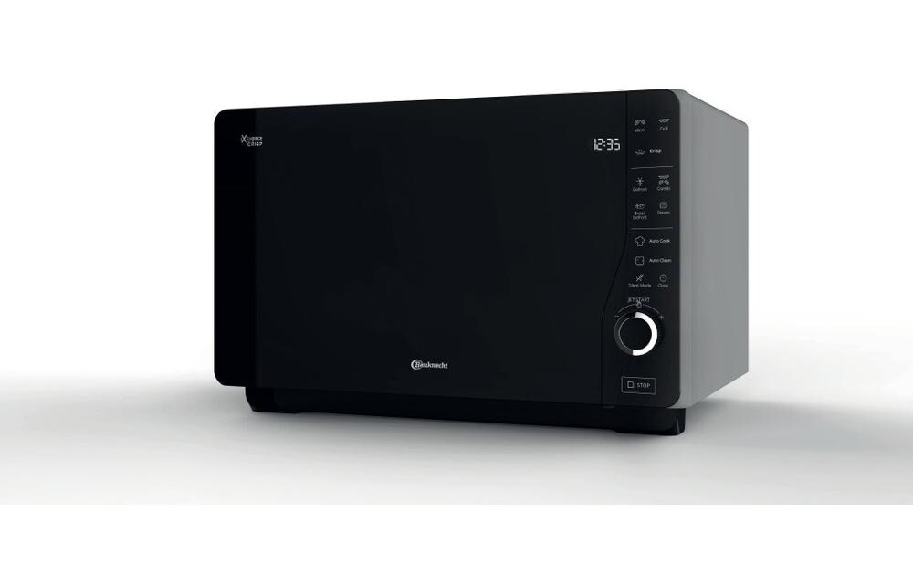 BAUKNECHT Mikrowelle »MW SL CH Schwarz/Silber«, 800 W