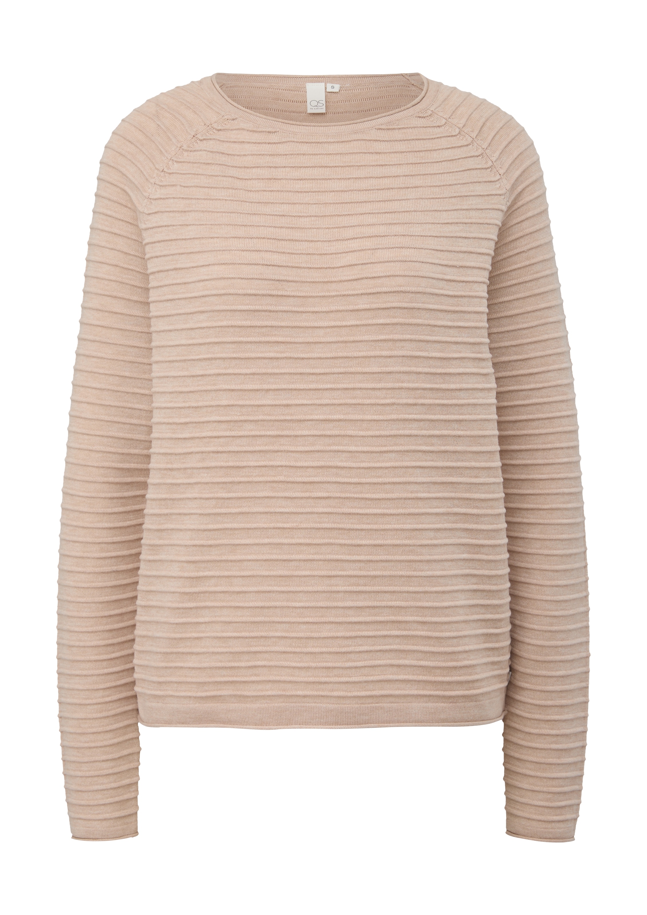 QS Pull en tricot mit Strukturmuster