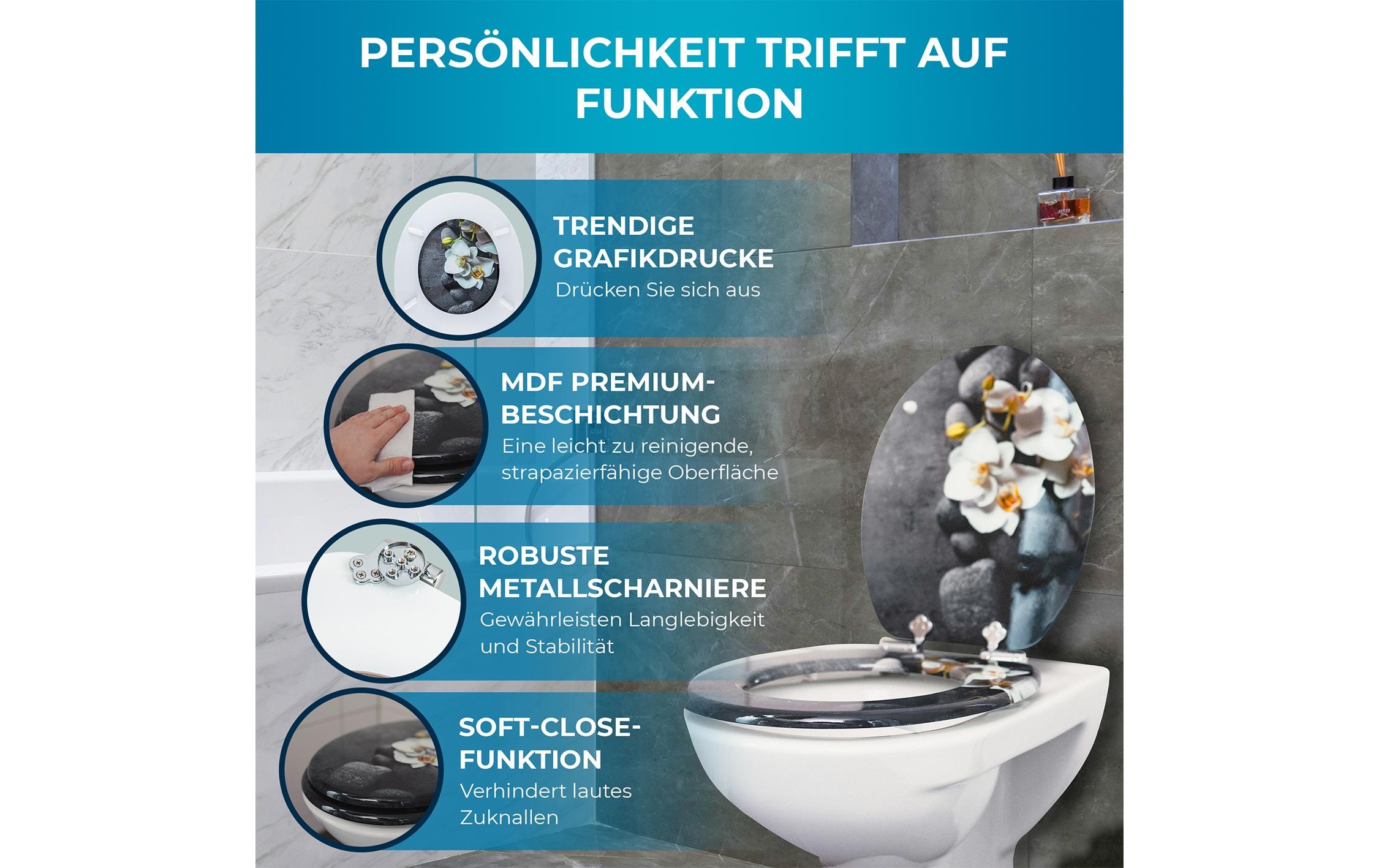   WC-Sitz »Benkstein« Holzart: Bambus (China)