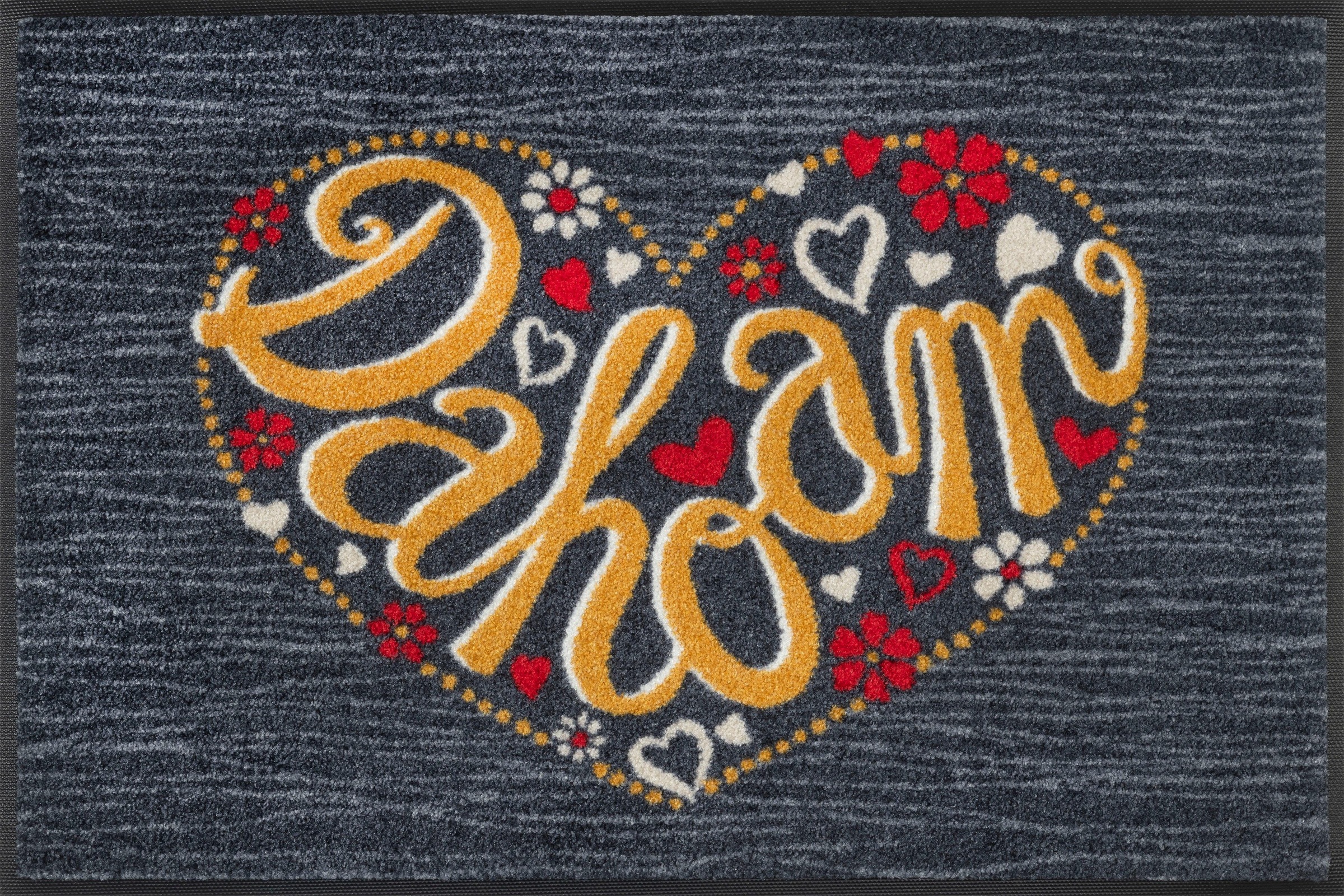 Image of wash+dry by Kleen-Tex Fussmatte »Dahoam«, rechteckig, 7 mm Höhe, Schmutzfangmatte, mit Spruch, rutschhemmend, In- und Outddor geeignet bei Ackermann Versand Schweiz