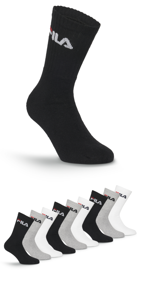 Image of Fila Sportsocken "UNISEX CREW TENNIS FULL TERRY SOCKS" 9 Paar tlg.
