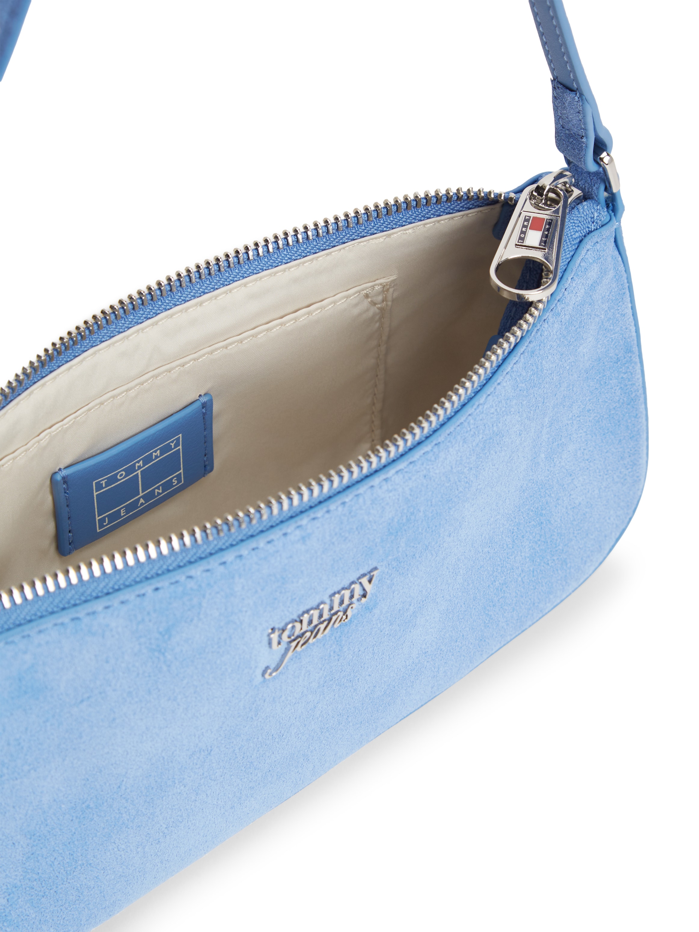 Tommy Jeans Sac à bandoulière »TJW MUST SUEDE SHOULDER BAG« sac bandoulière femme, sac à main, mini sac avec logo TH