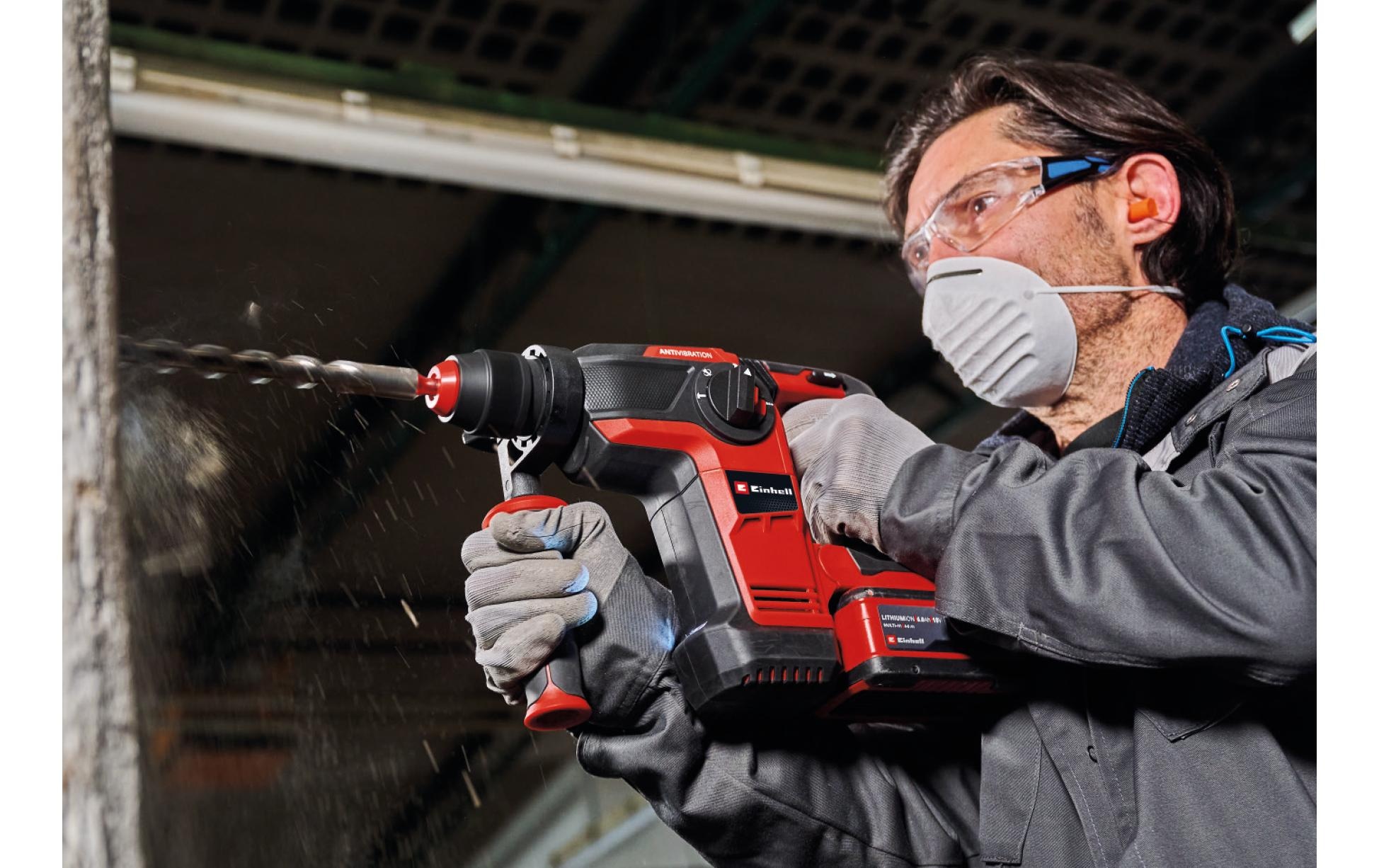 Einhell Bohrhammer »TP-HD 18/28 Li BL+4 (1x3.0Ah+)«