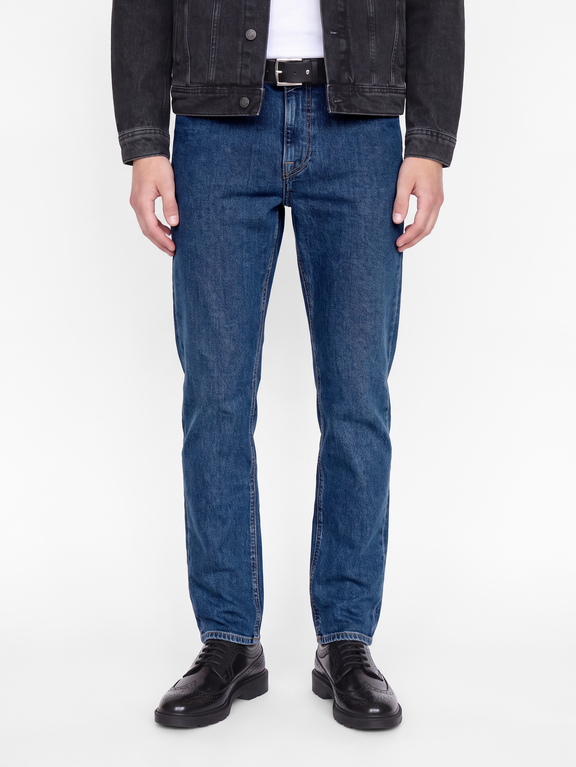Image of Jack & Jones Regular-fit-Jeans "JJICLARK JJFELIX AM 281" Baumwollmischung, regular fit