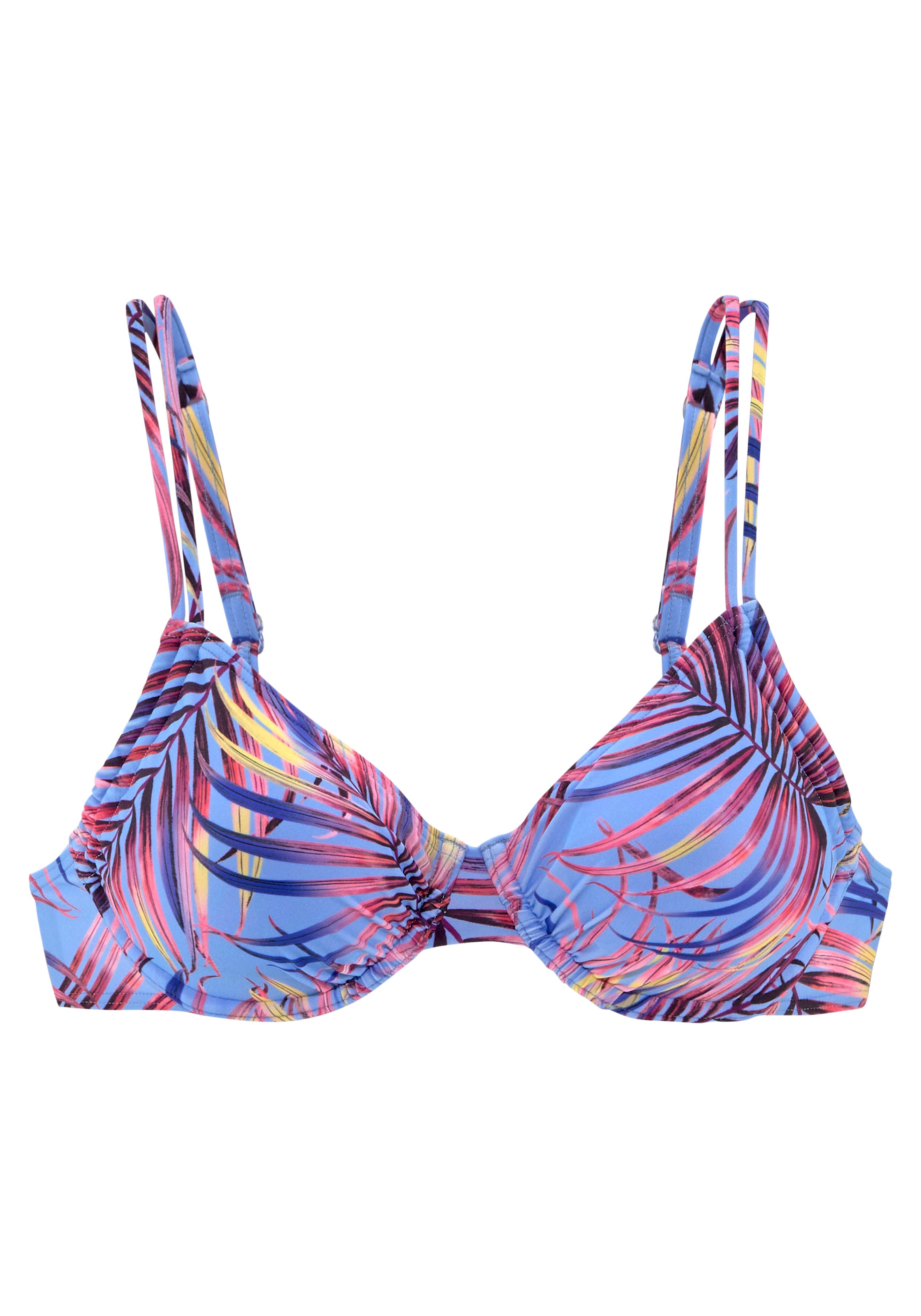 LASCANA Bügel-Bikini-Top »Breese«, im tropischen Design