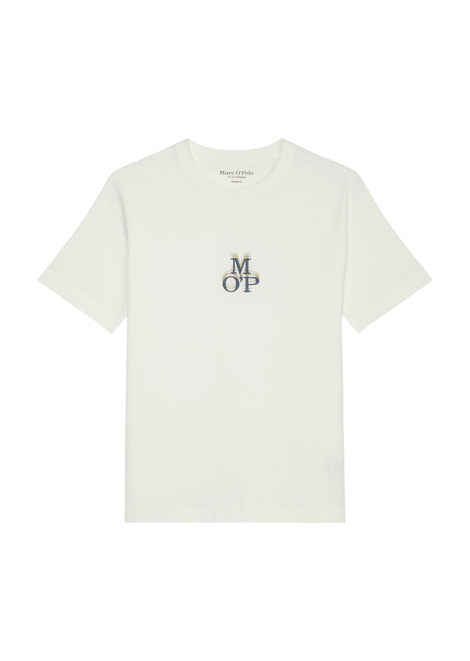 Marc O'Polo T-Shirt, In softer Single Jersey-Qualität, Markenstickerei