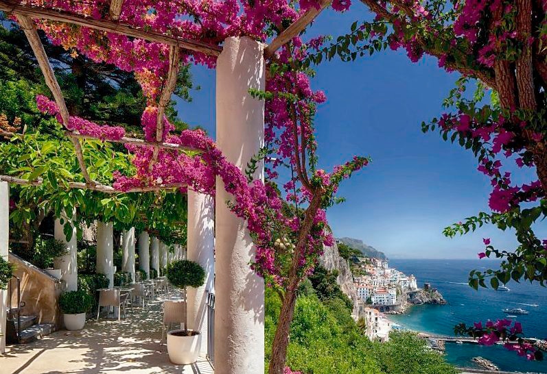 Image of Komar Fototapete "Amalfi - Grösse 368 x 254 cm" bedruckt glatt Wohnzimmer, Schlafzimmer