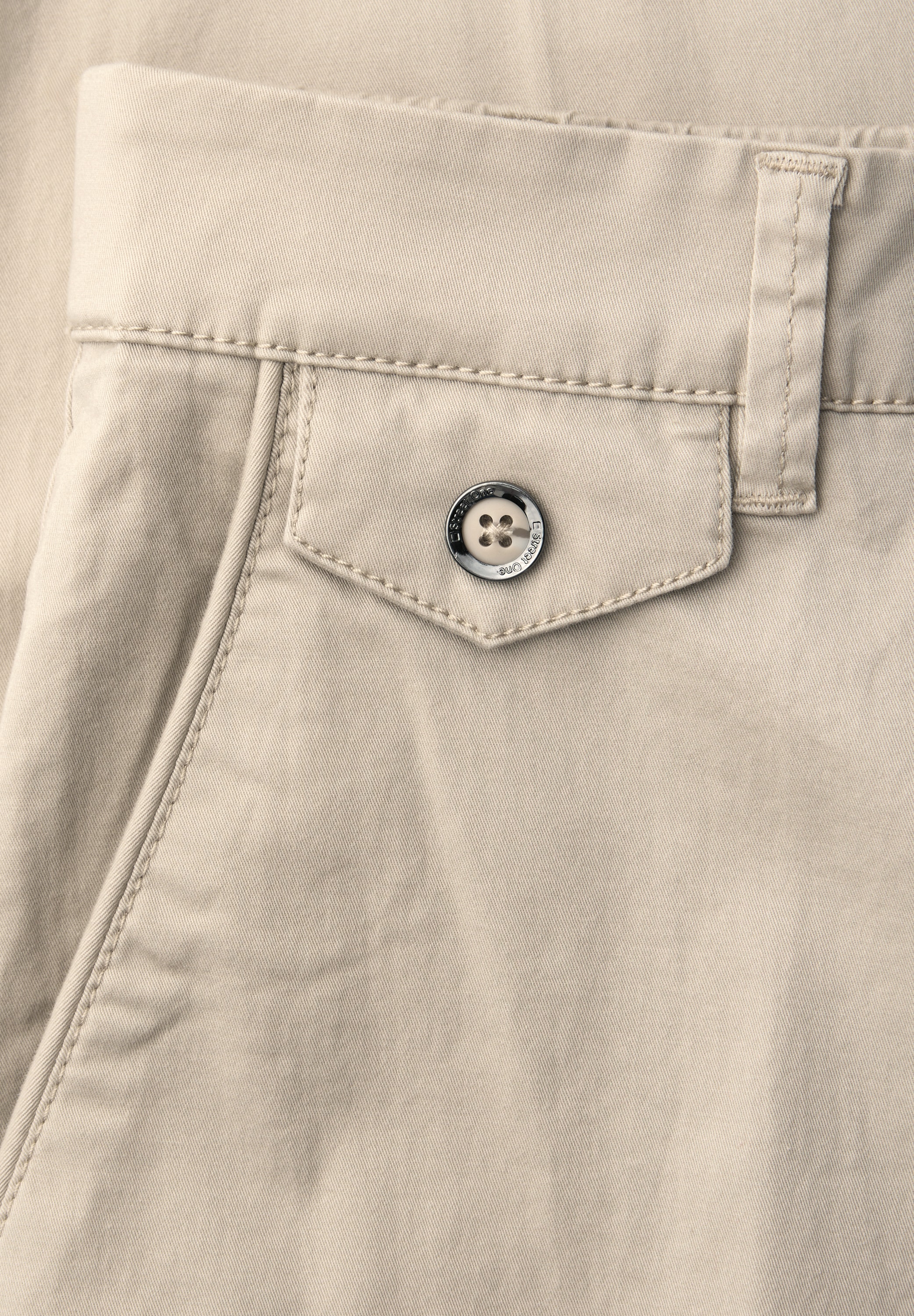 STREET ONE Chinos  en tissu sergé
