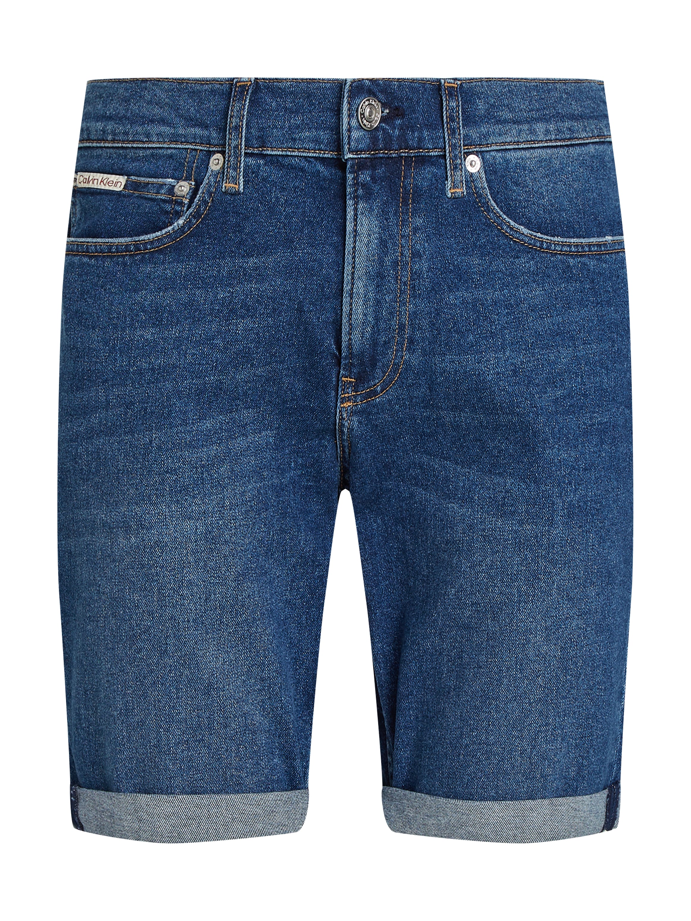 Calvin Klein Jeans Shorts »SLIM SHORT«, mit Umschlagsaum