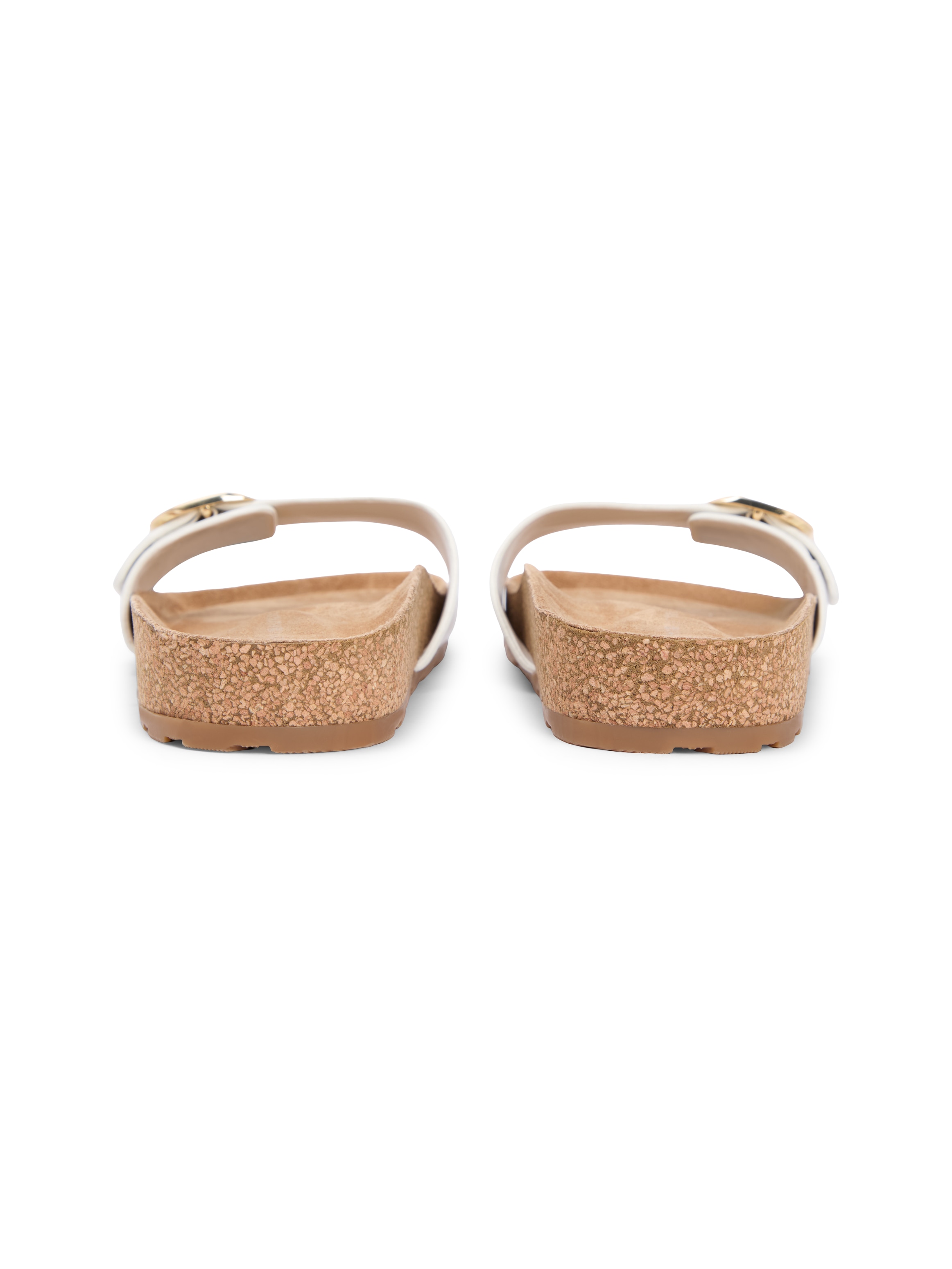 Tommy Hilfiger Pantolette »TH CLASSIC CORK SANDAL PEARL LTH«  Strandschuh, Pool Slides, Flat mit Logoemblem