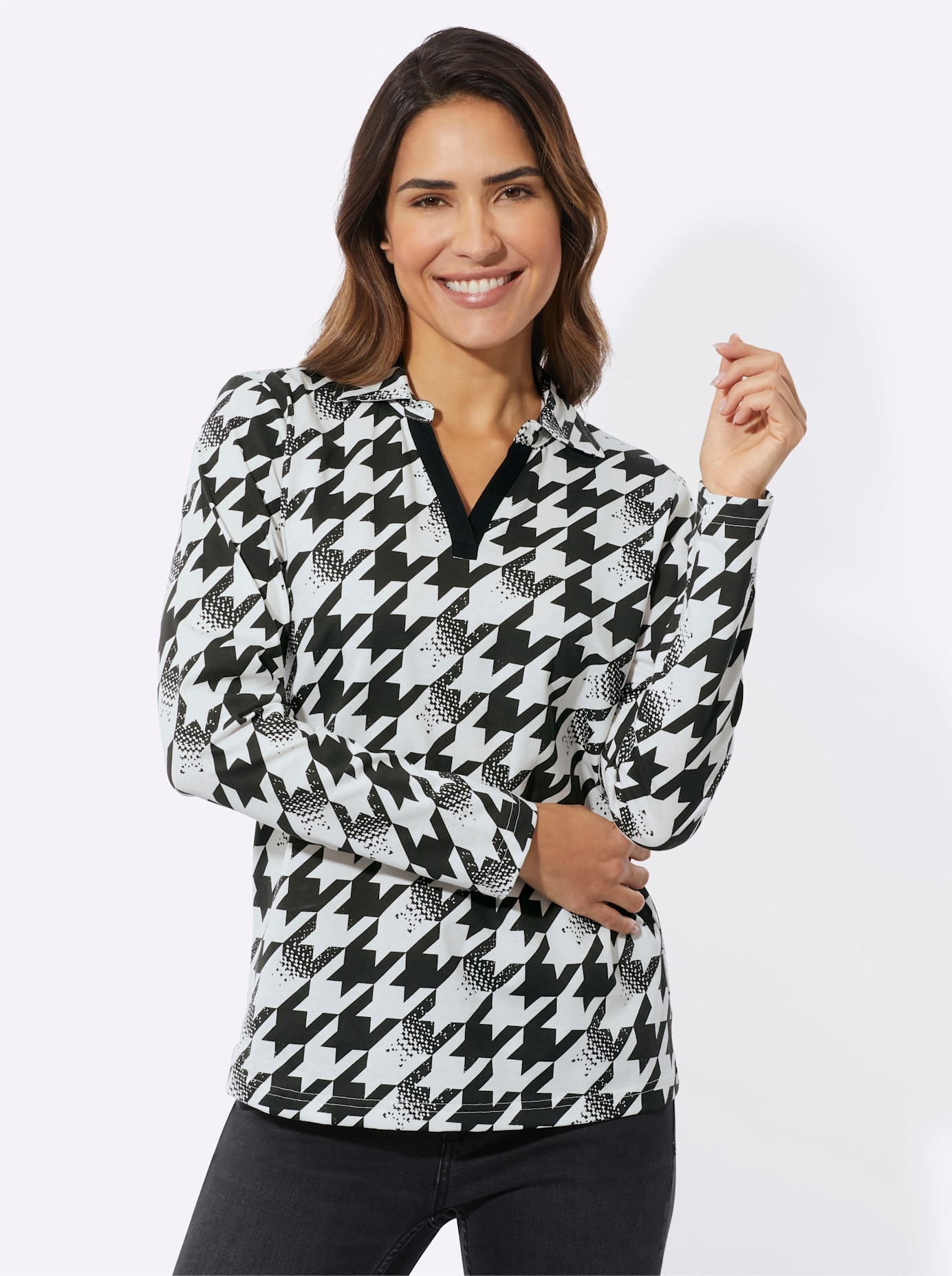 Classic Basics Langarmshirt »Druck-Shirt«, (1 tlg.)