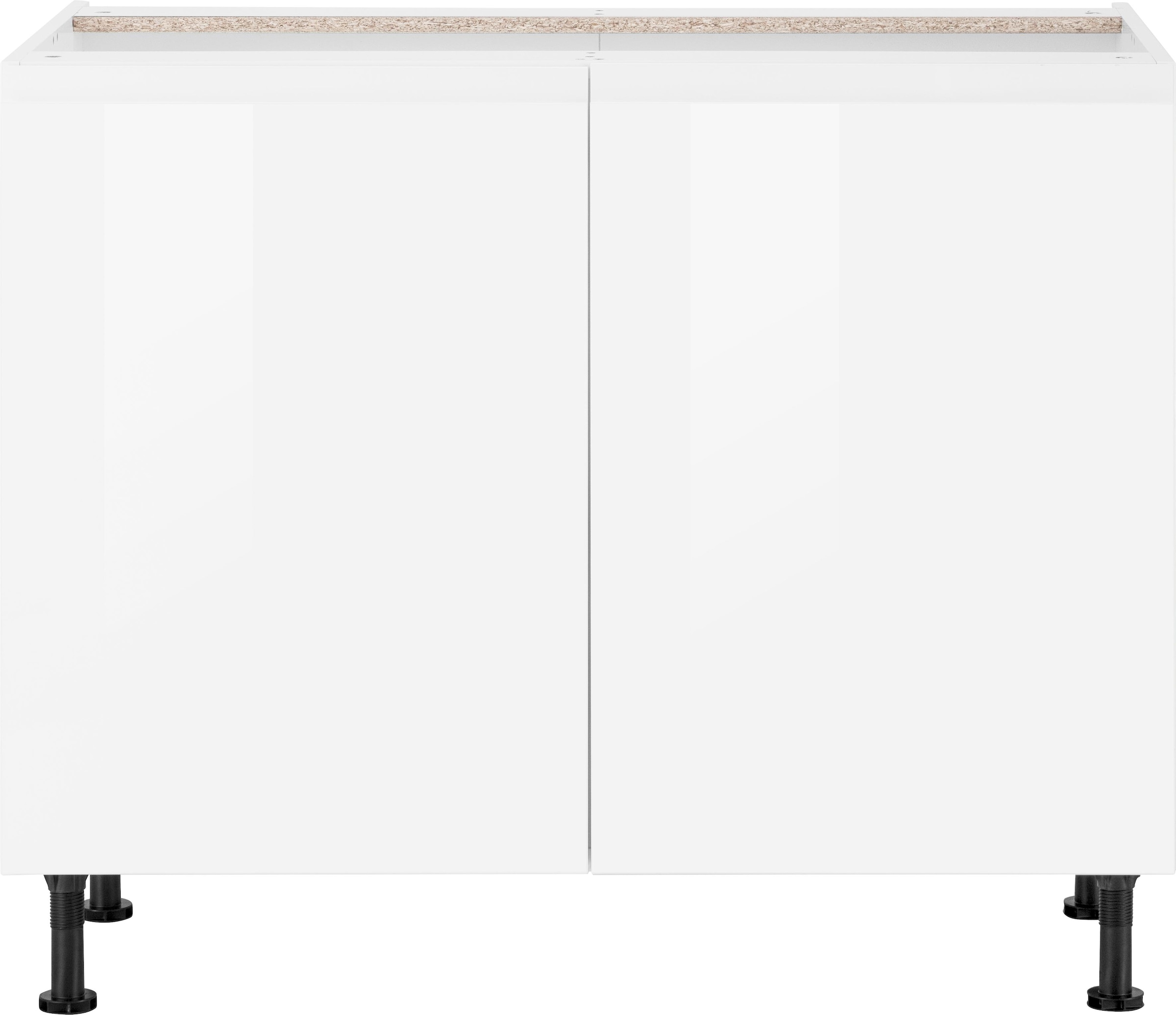 OPTIFIT Unterschrank »Avio«, hochwertige Hochglanz-Fronten und höhenverstellbare Füsse, Breite 100cm