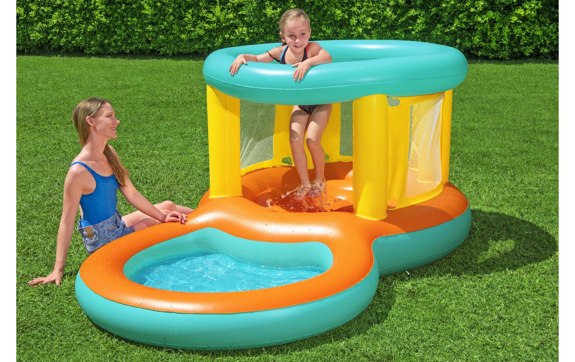Bestway Planschbecken »Jumptopia Bouncer & Play 239 x 142 x 102 cm«