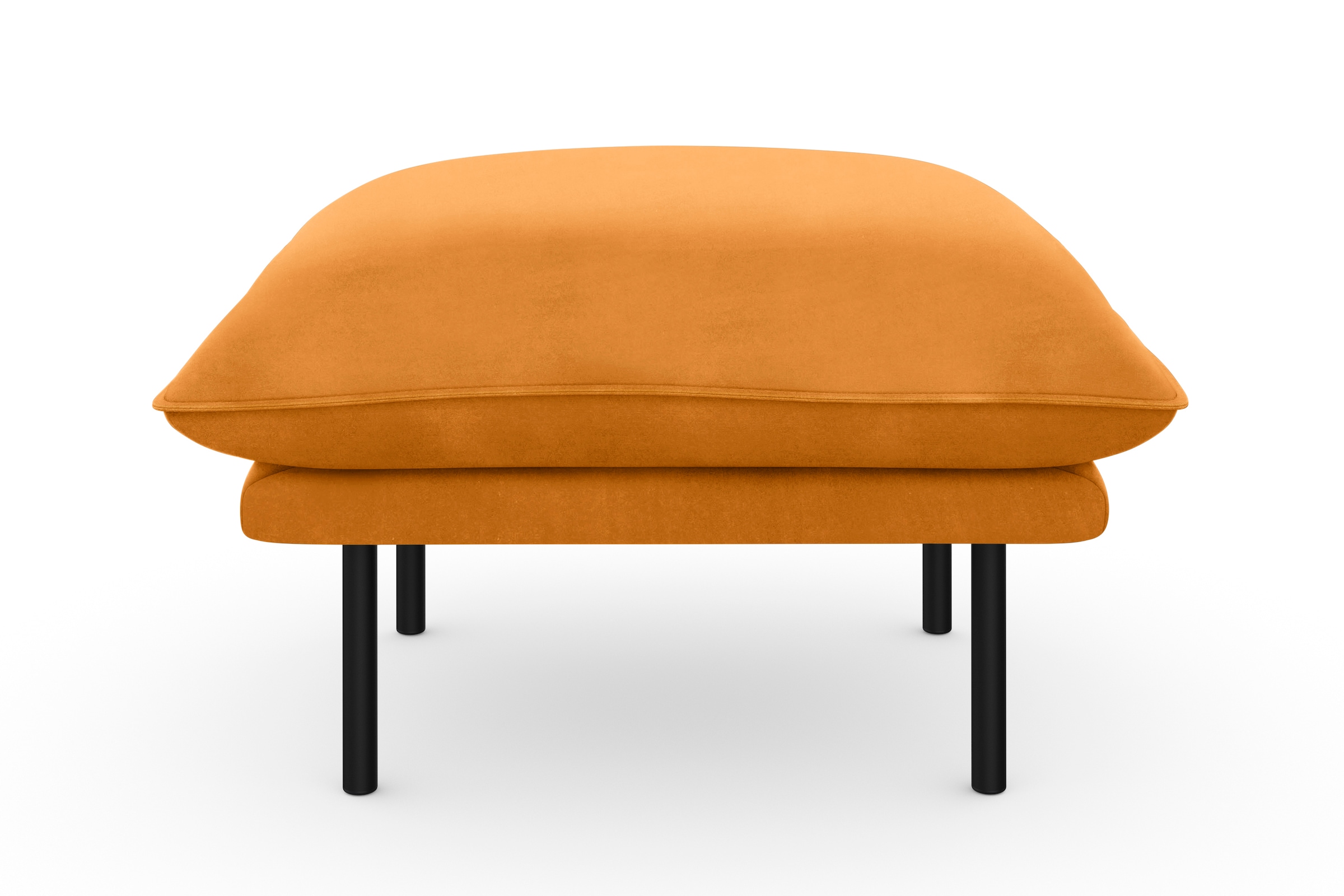 andas Polsterhocker »Stine«, Besonderes Design durch Kissenoptik und Keder, by Morten Georgsen