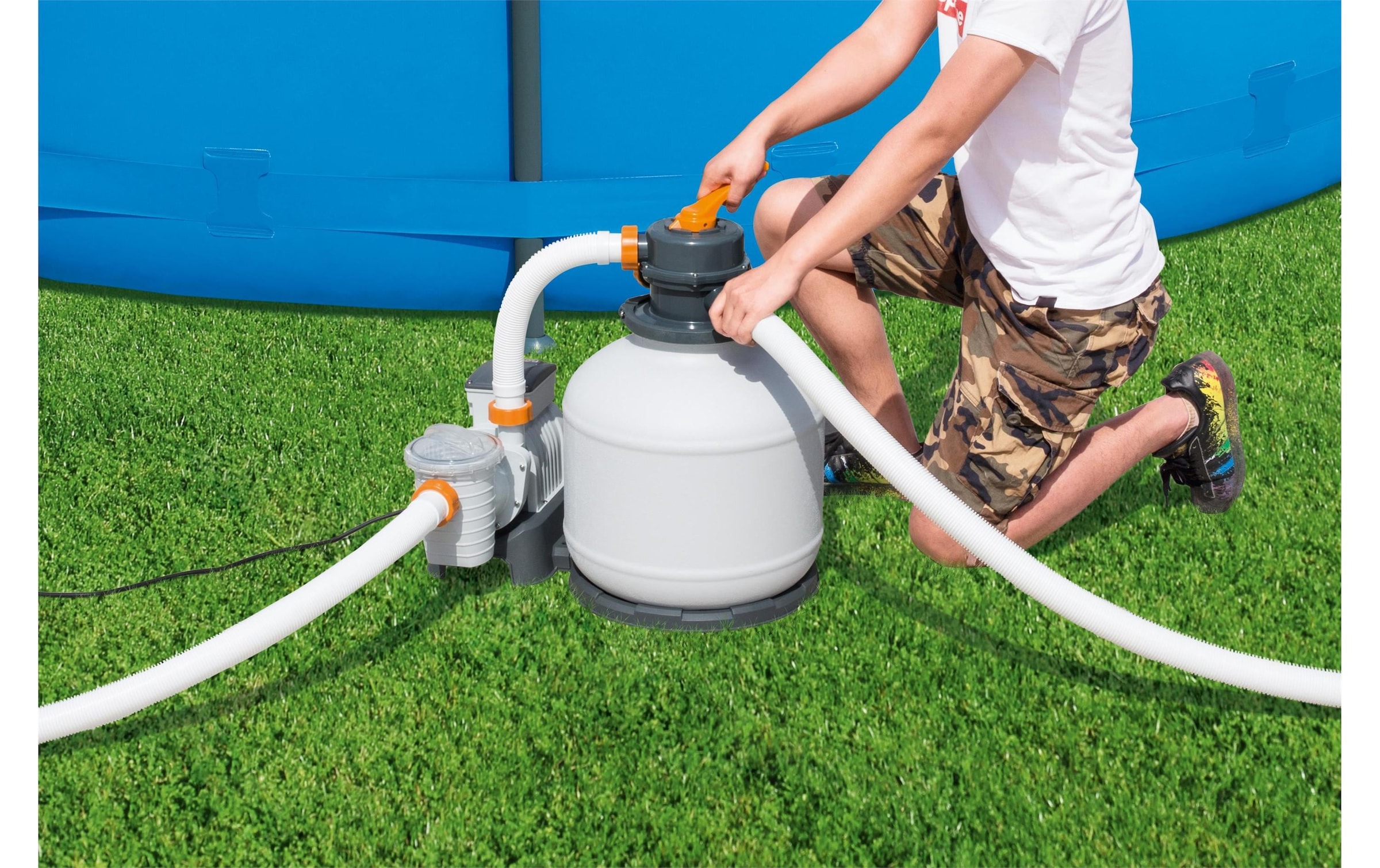 Bestway Sandfilteranlage »6056 l/h« Sandfilterset für Aufstellpools