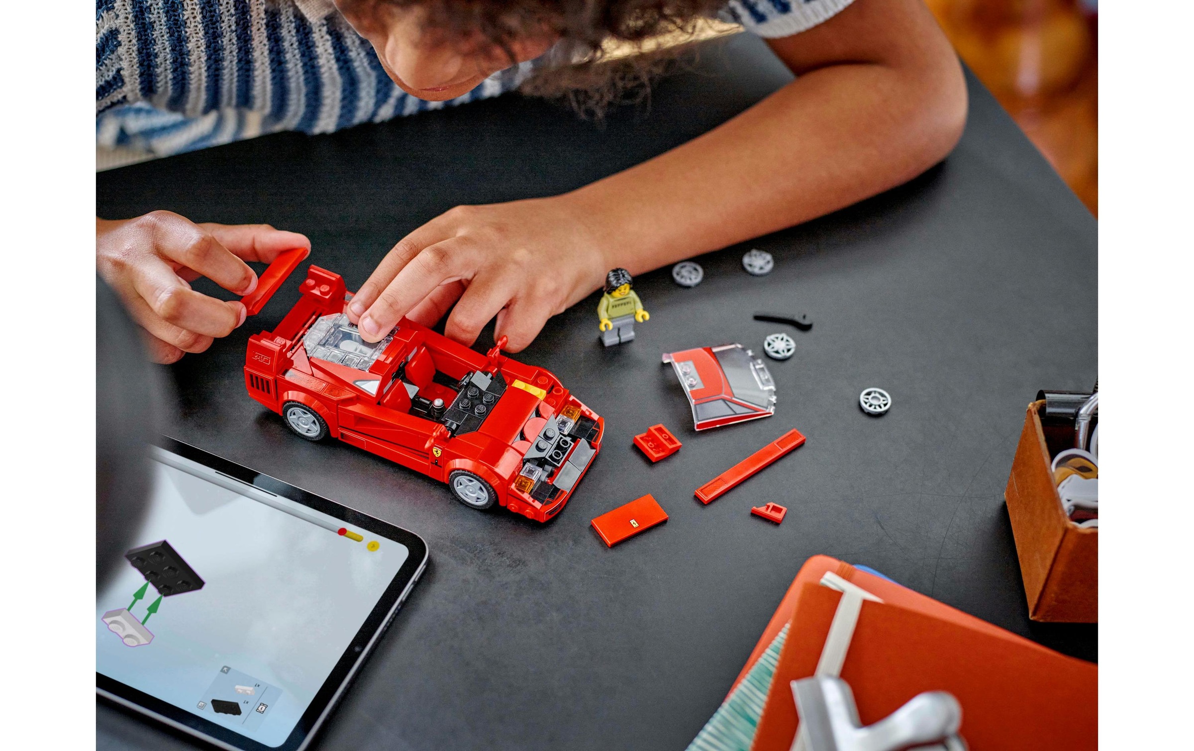 LEGO® Konstruktionsspielsteine »Speed Champions Ferrari F40 Supersportwagen 76934«, (318 St.)