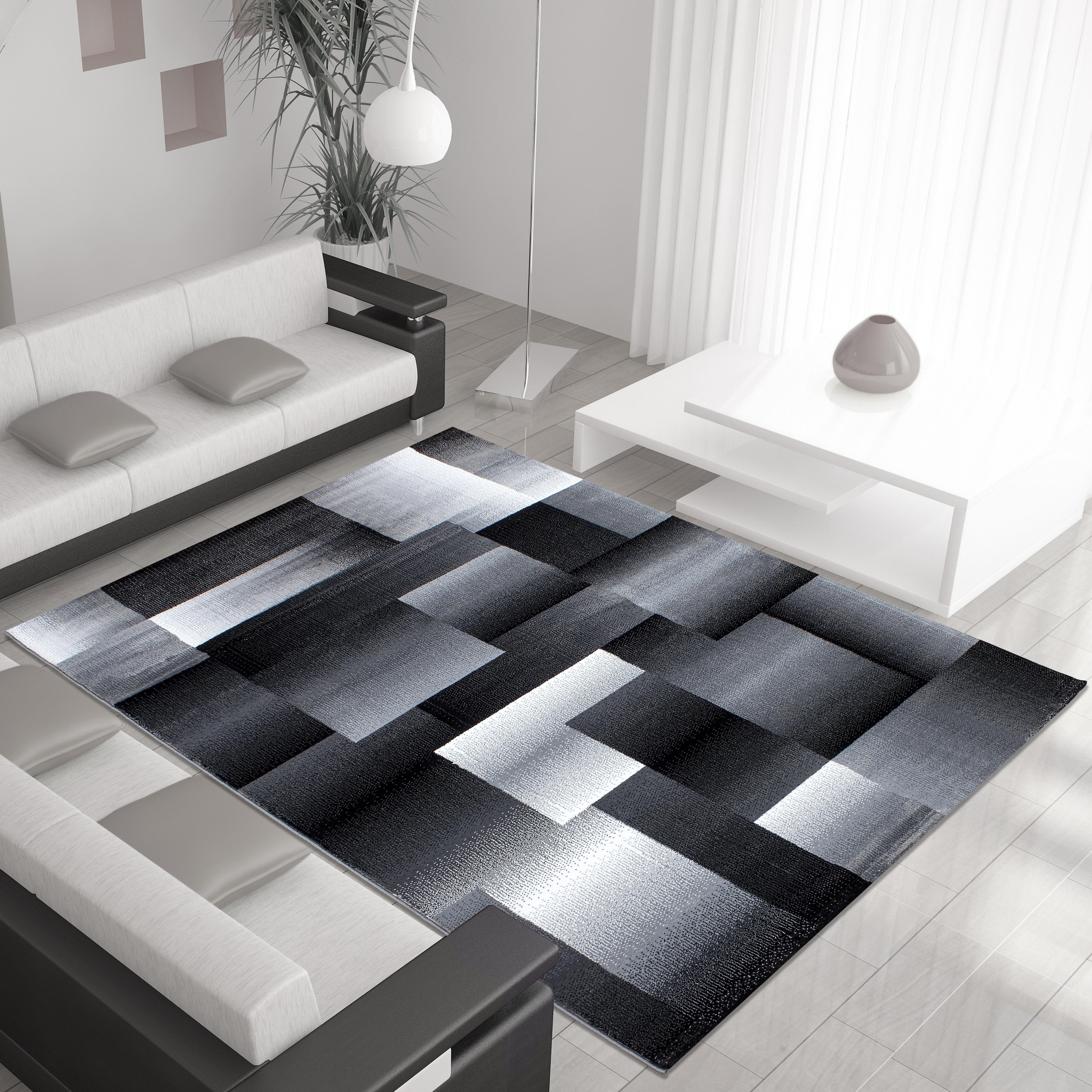 Image of Ayyildiz Teppiche Teppich "Miami 6560" rechteckig 12 mm Höhe Kurzflor, Läufer, Wohnzimmer