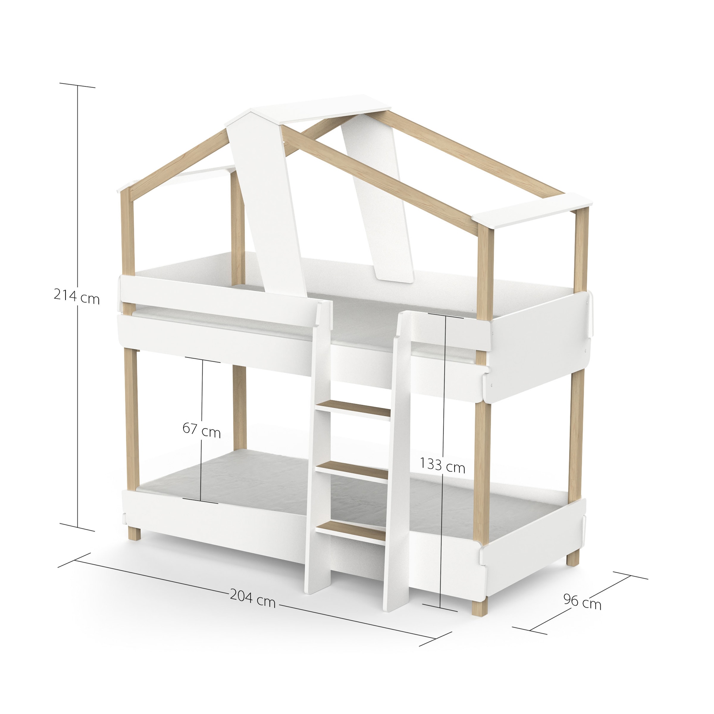 Demeyere GROUP Kinderbett »Timber« Etagenbett 90x200
