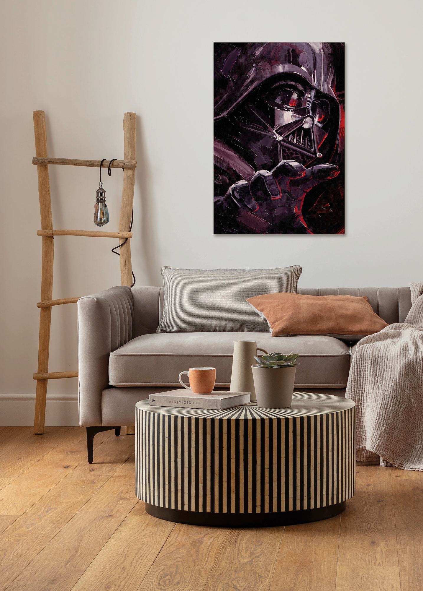 Image of Komar Leinwandbild "Star Wars Darth Vader Acryl" Disney 1 Stk. tlg. 60 x 90 cm (Breite x Höhe) - Kinderzimmer, Dekoration