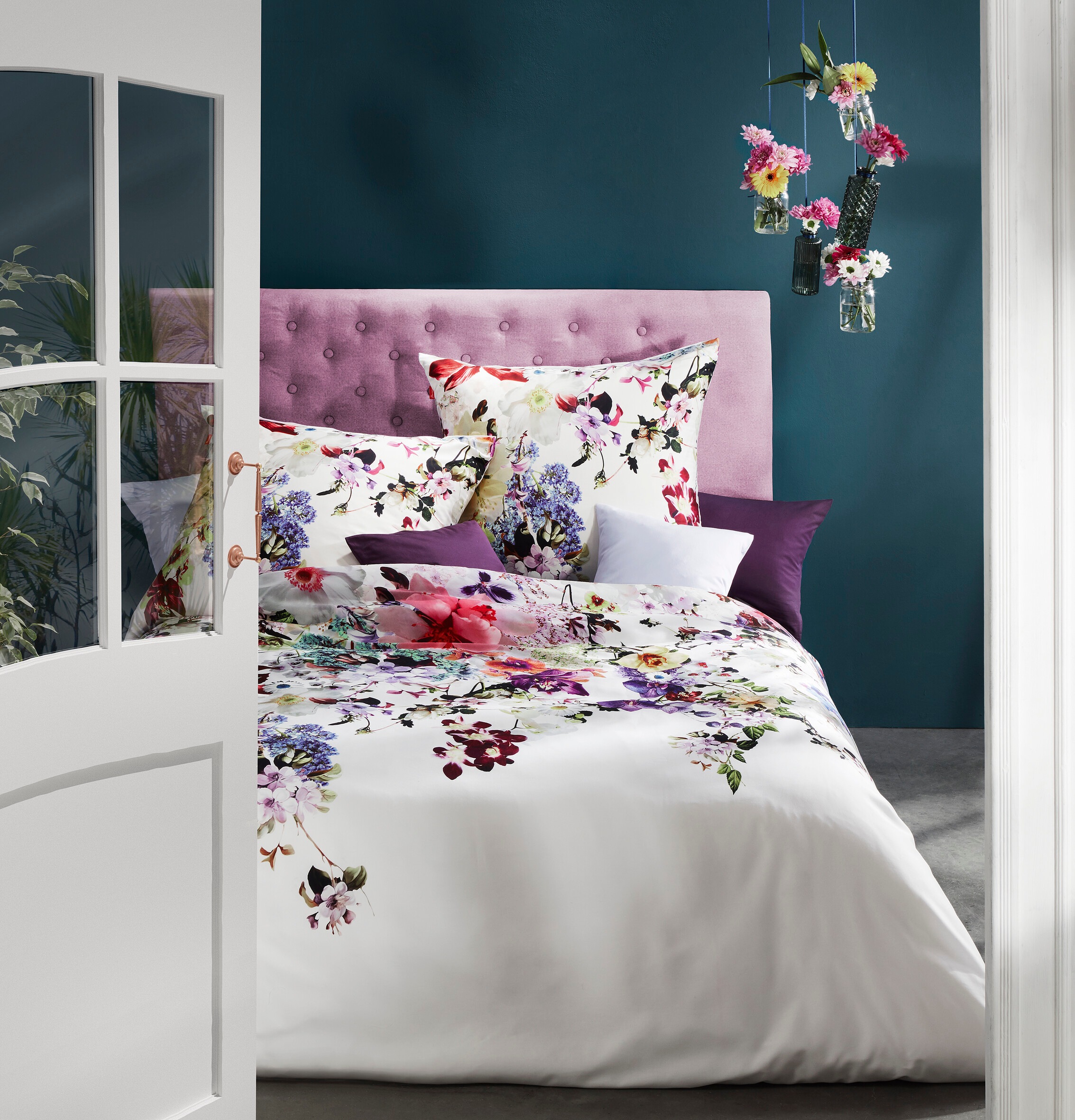 Image of fleuresse Wendebettwäsche »Bed Art S 4254 (2/3tlg.)«, (2 tlg.), mit Blumen bei Ackermann Versand Schweiz