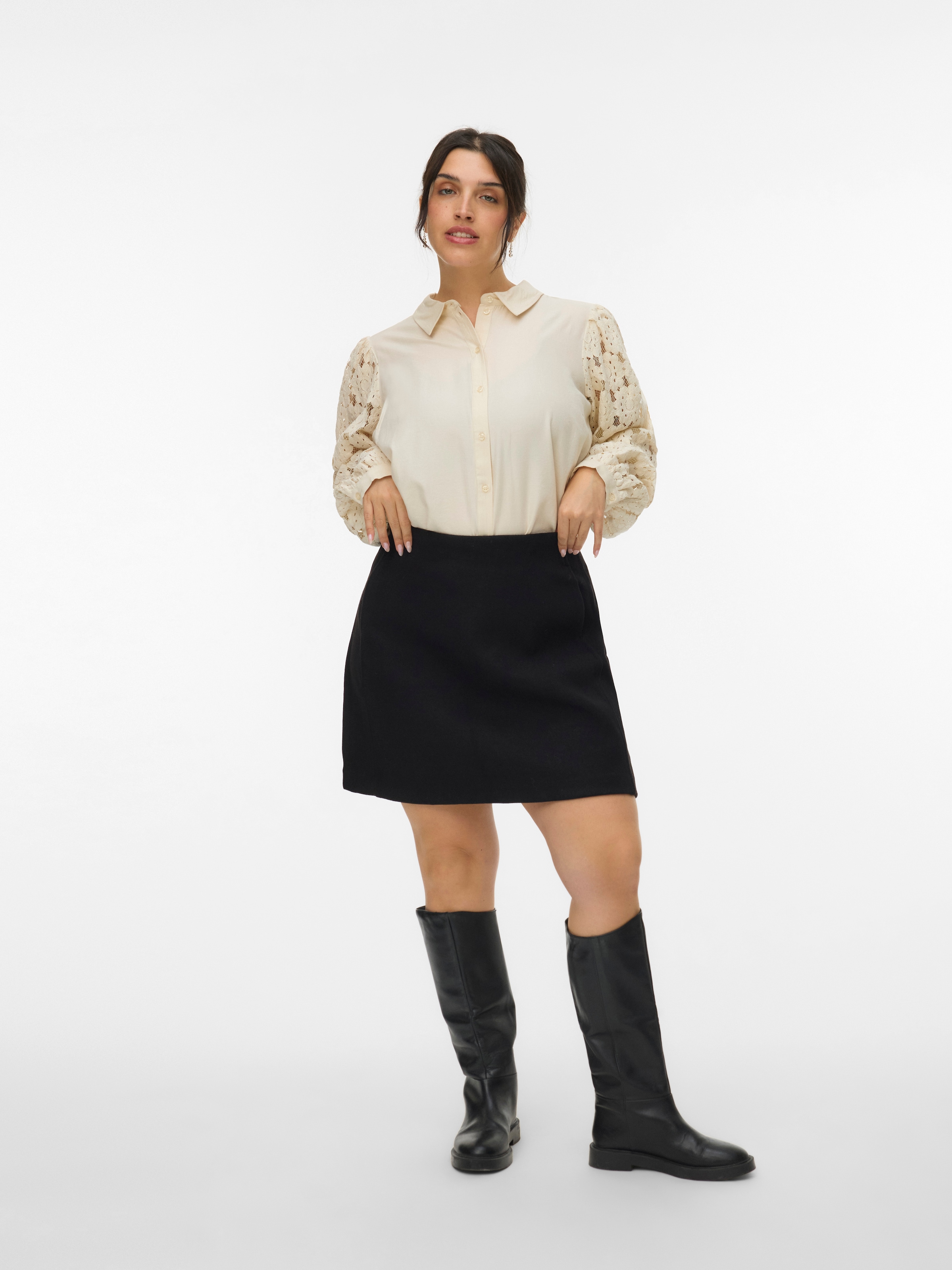 Vero Moda Curve Minirock »VMCFORTUNEALLISON SHORT SKIRT GA CUR NOO«