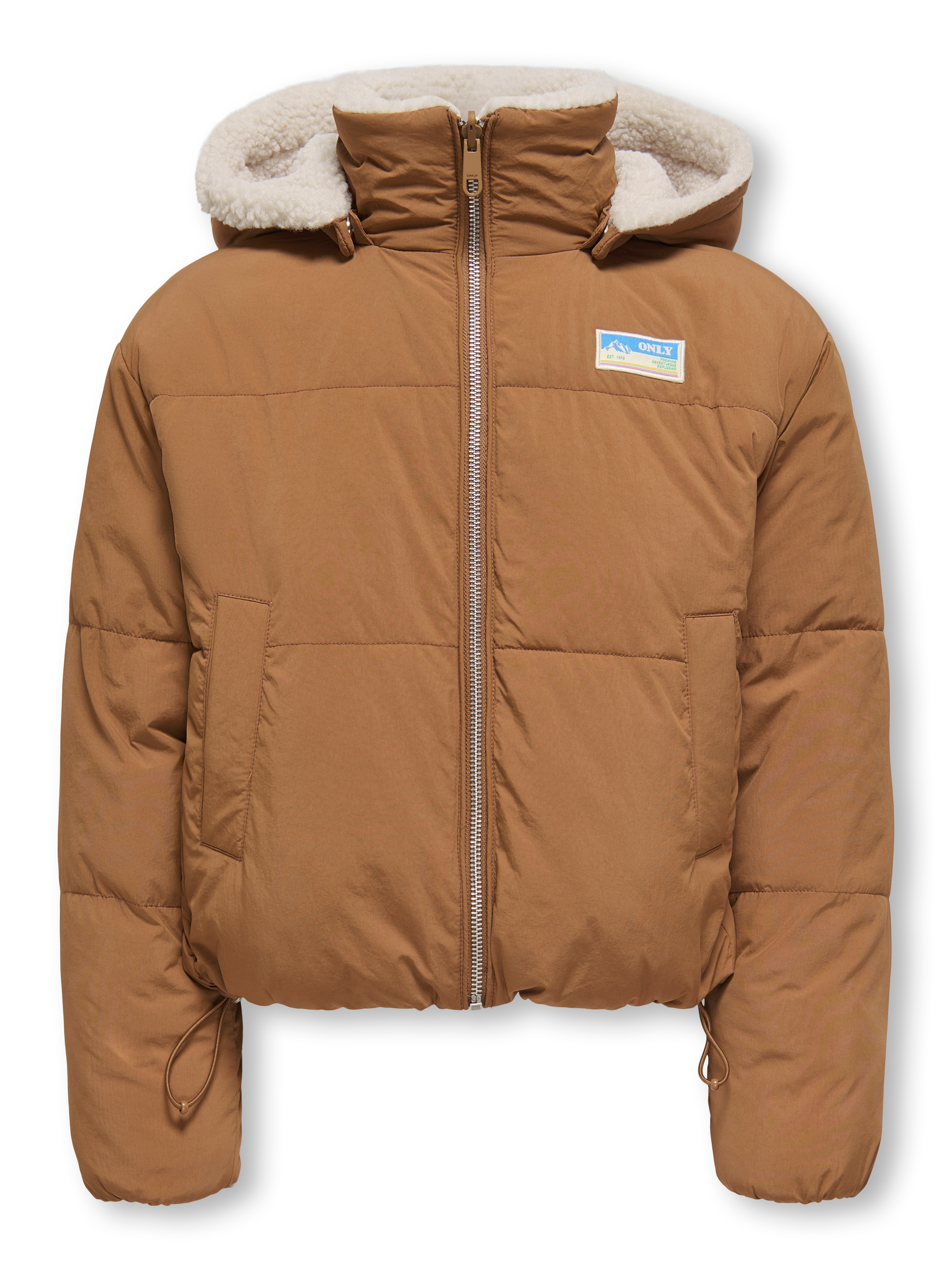 Image of KIDS ONLY Wendejacke "KOGMARIA REVERSIBLE PUFFER JACKET OTW" mit Kapuze als Plüschjacke oder Steppjacke tragbar