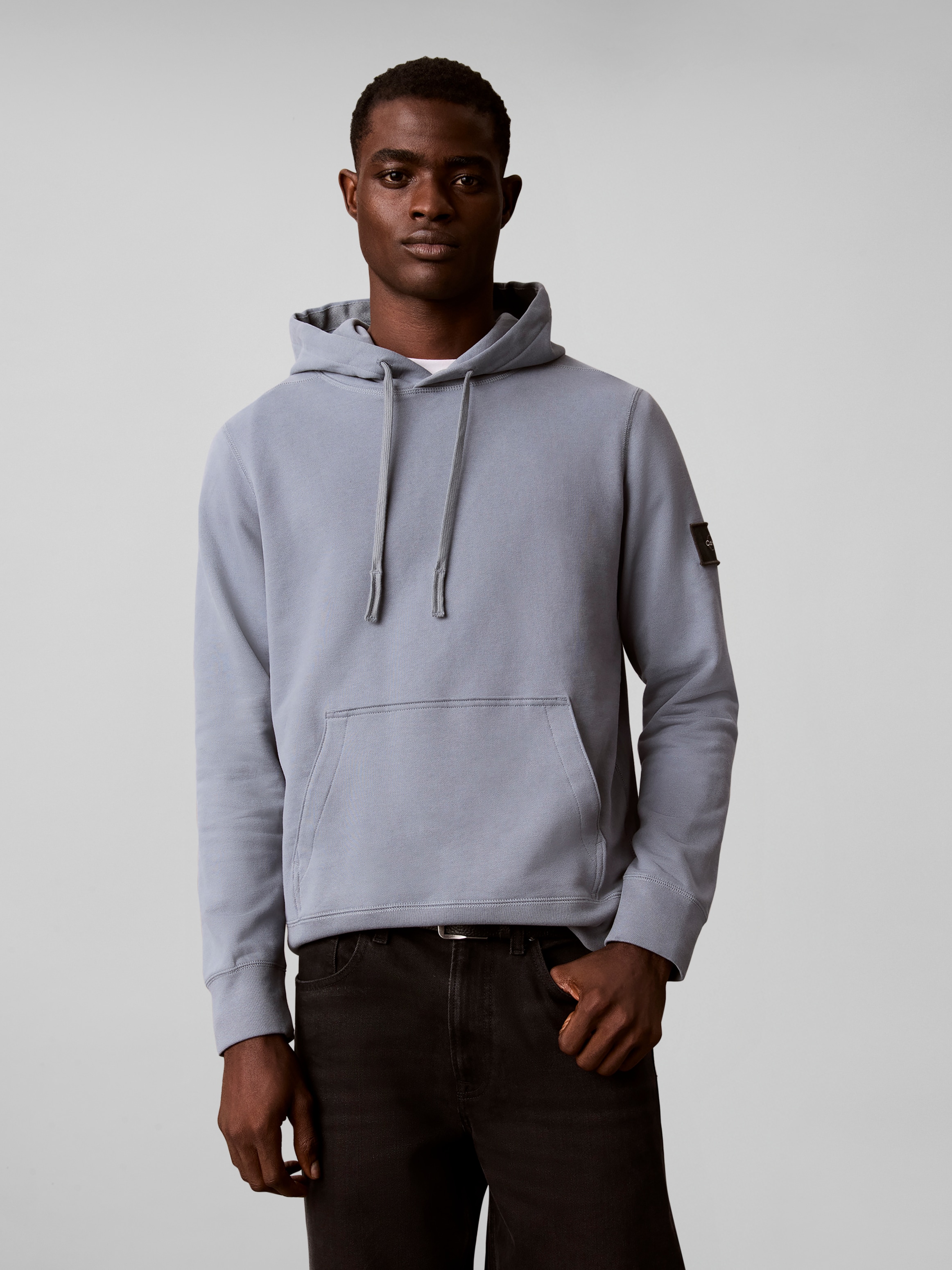 Image of Calvin Klein Kapuzensweatshirt "BADGE HOODIE", Regular fit, Badge, Kängurutasche