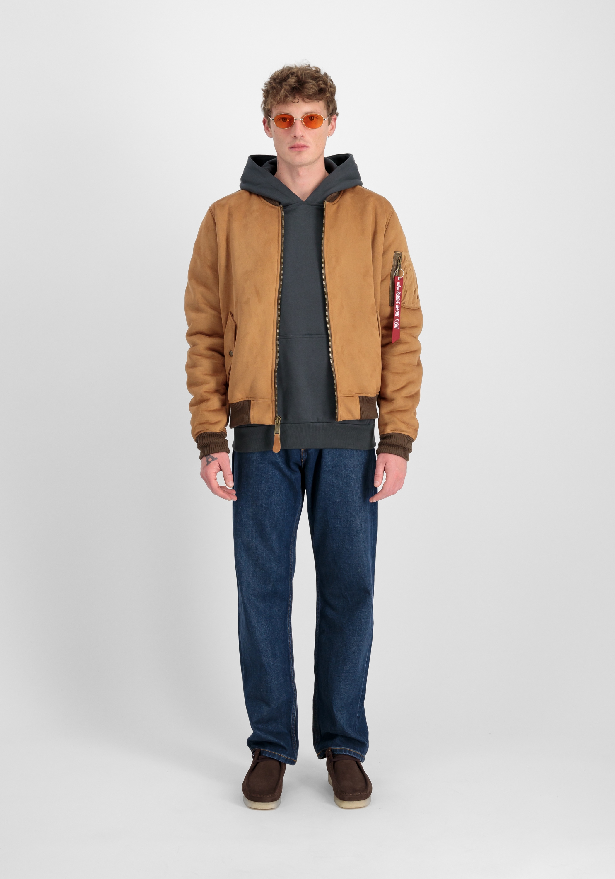 Alpha Industries Bomberjacke »MA-1 Faux Suede«