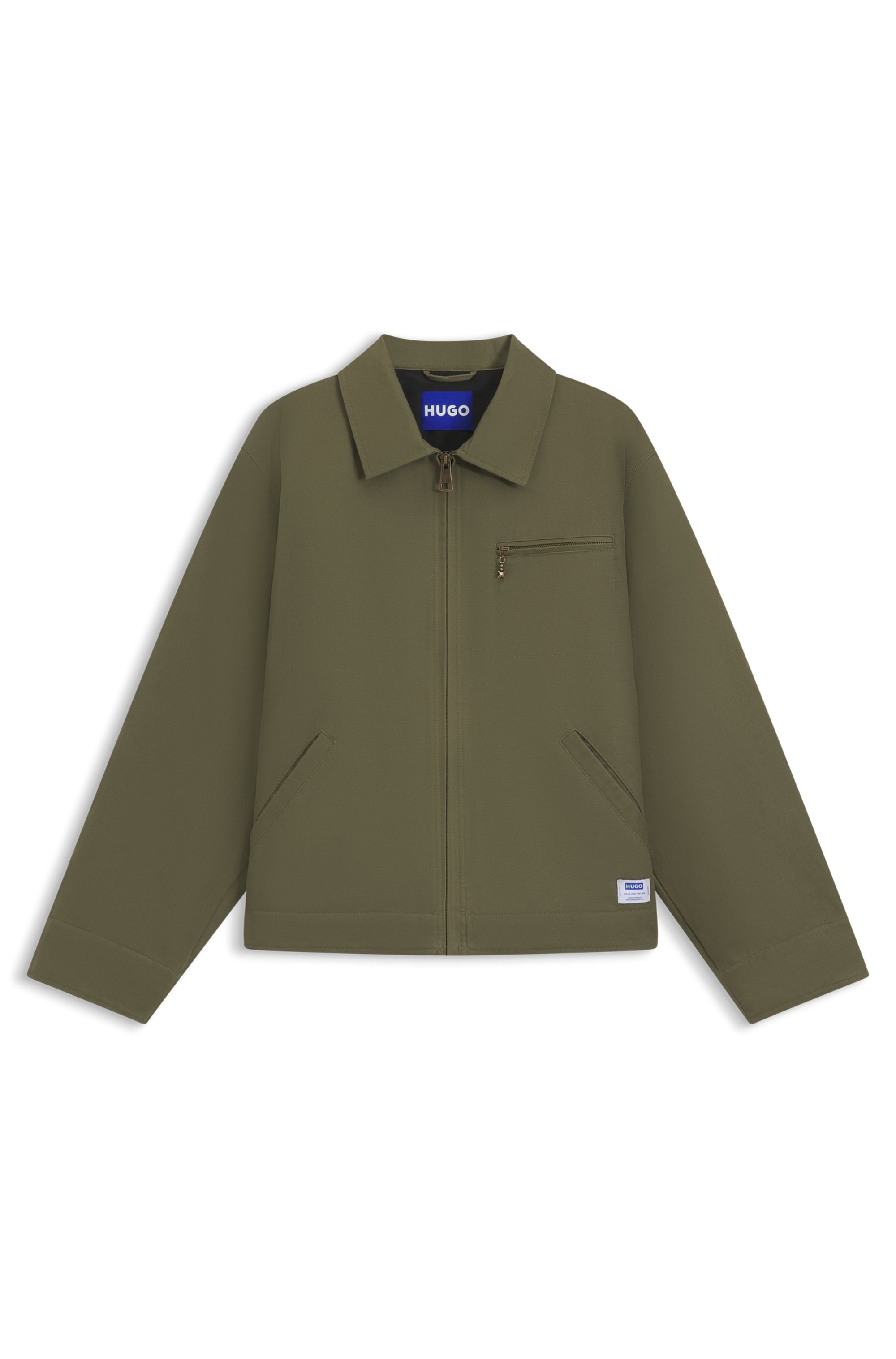 HUGO Blue Canvasjacke »Blake«, leicht wattiert, regular fit