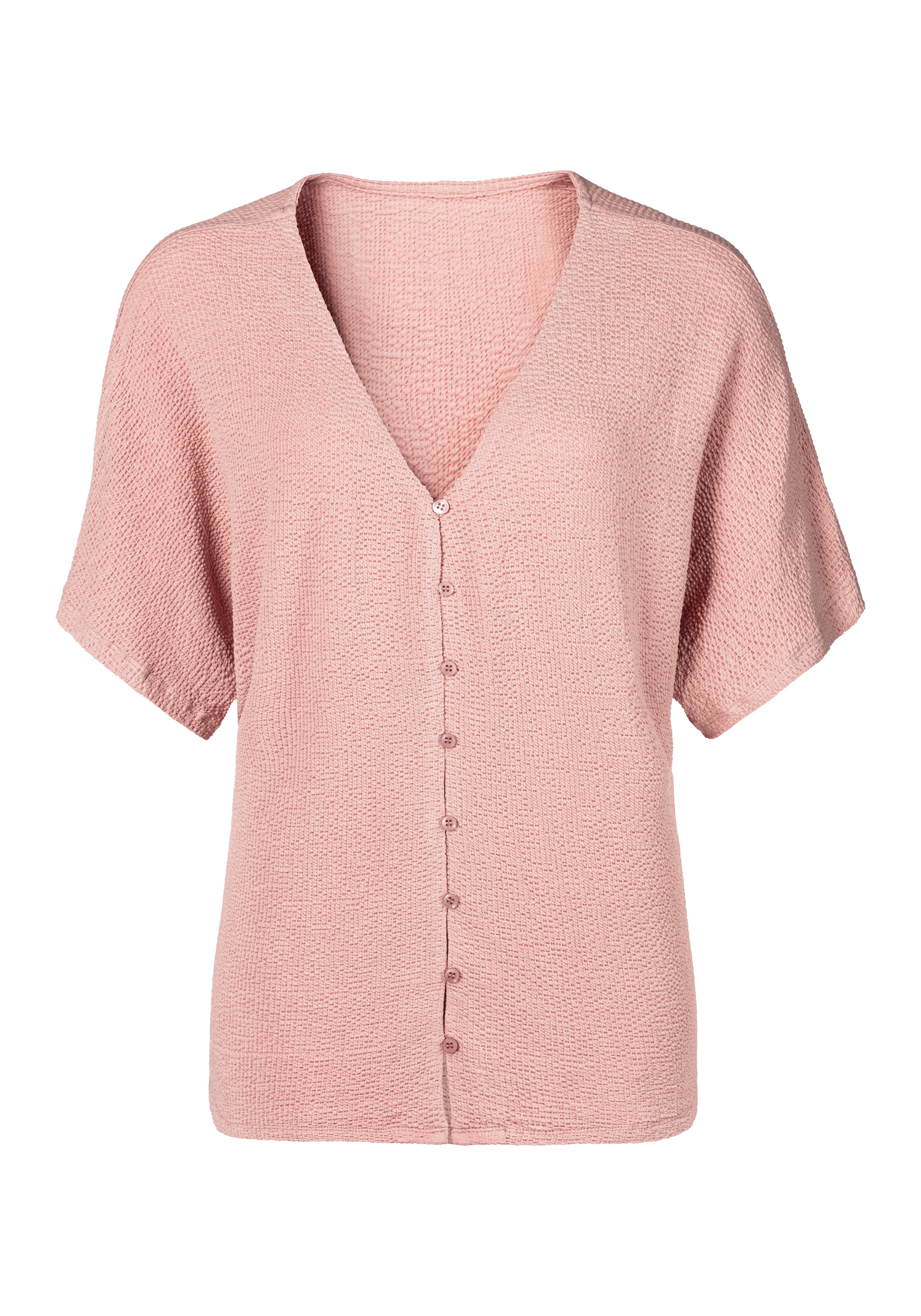 LASCANA T-Shirt, aus strukturierter Ware