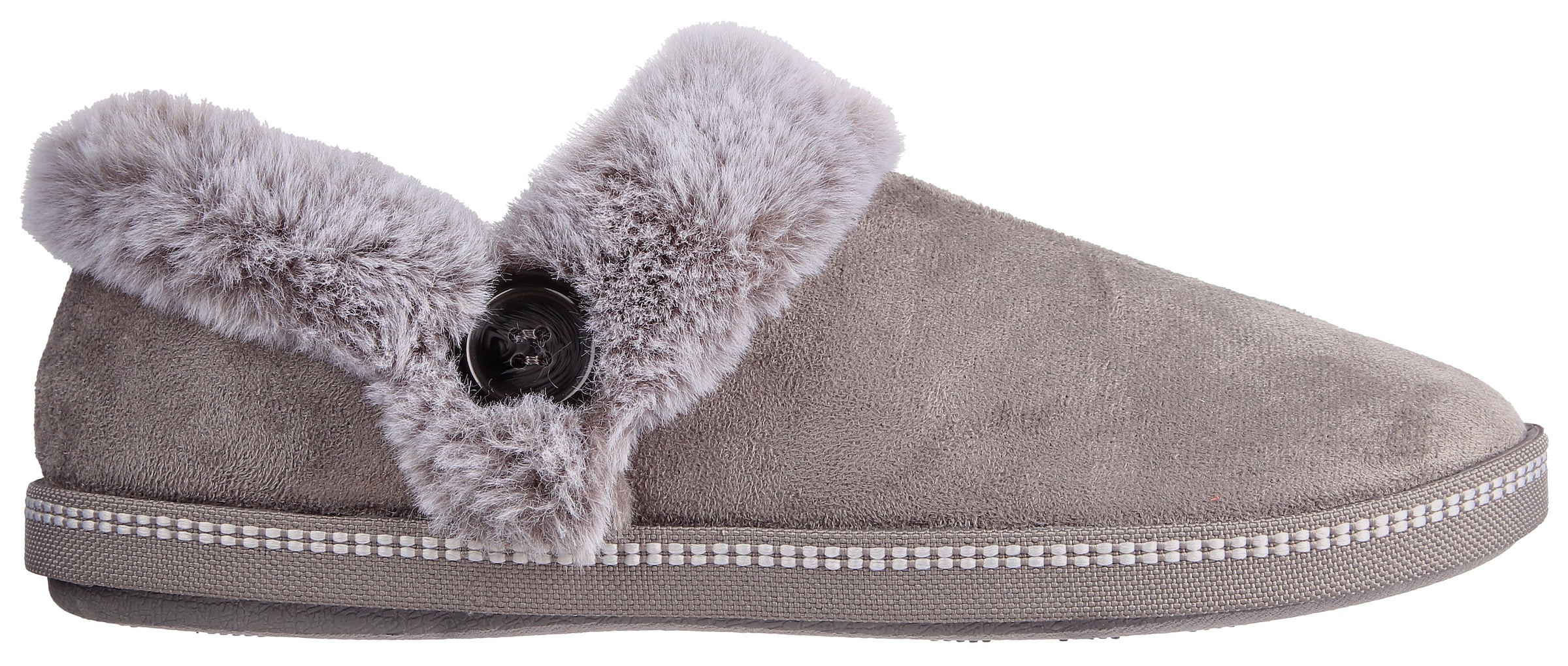 Skechers Pantoffel »COZY CAMPFIRE FRESH TOAST«, mit Fellimitat-Kragen