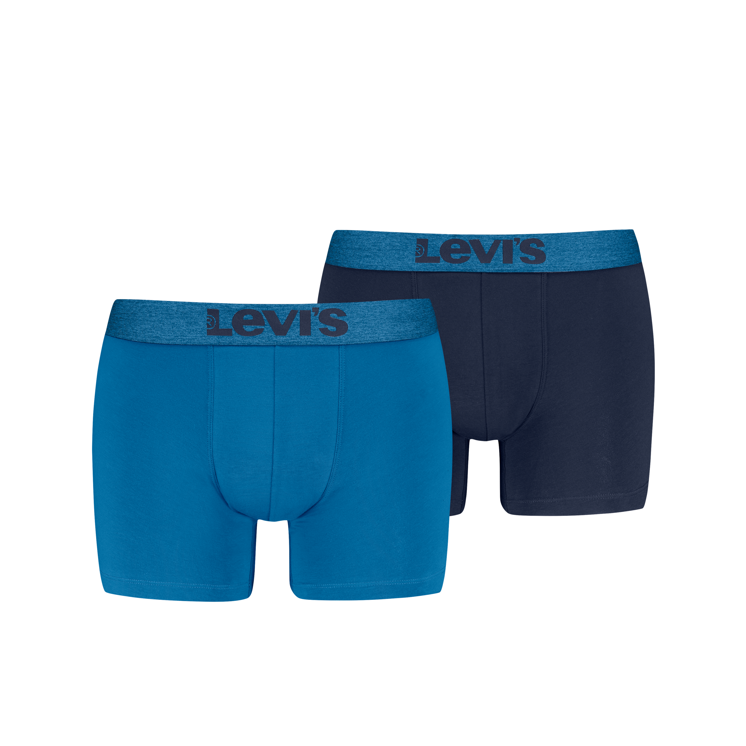 Levi's® Boxershorts »LEVIS MEN MEL WB BOXER BRIEF ORG CO 2P«, (2er Pack), mit breitem Logobund