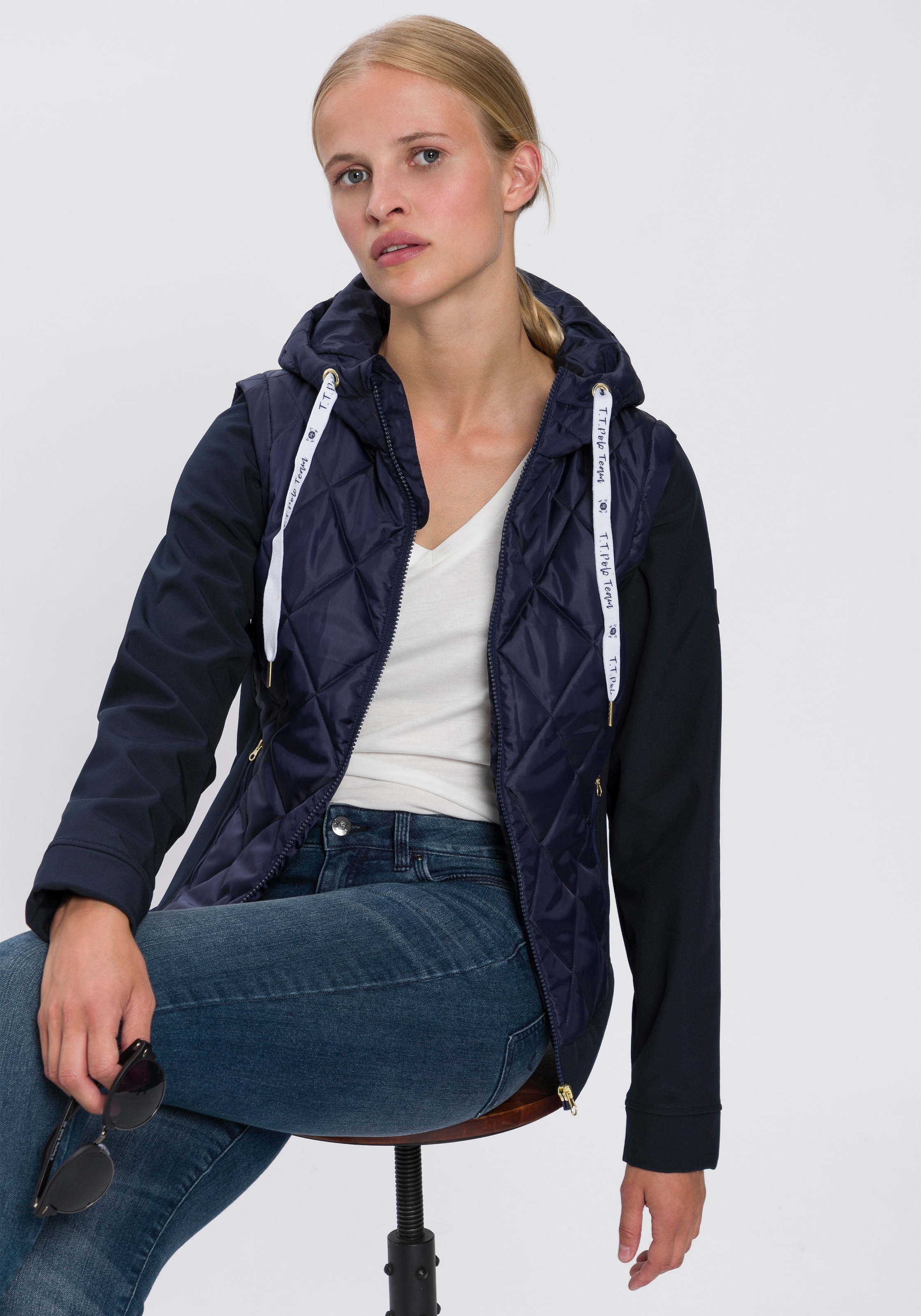 Image of TOM TAILOR Polo Team Hybridjacke, mit abnehmbaren Ärmel, auch als Weste tragbar bei Ackermann Versand Schweiz