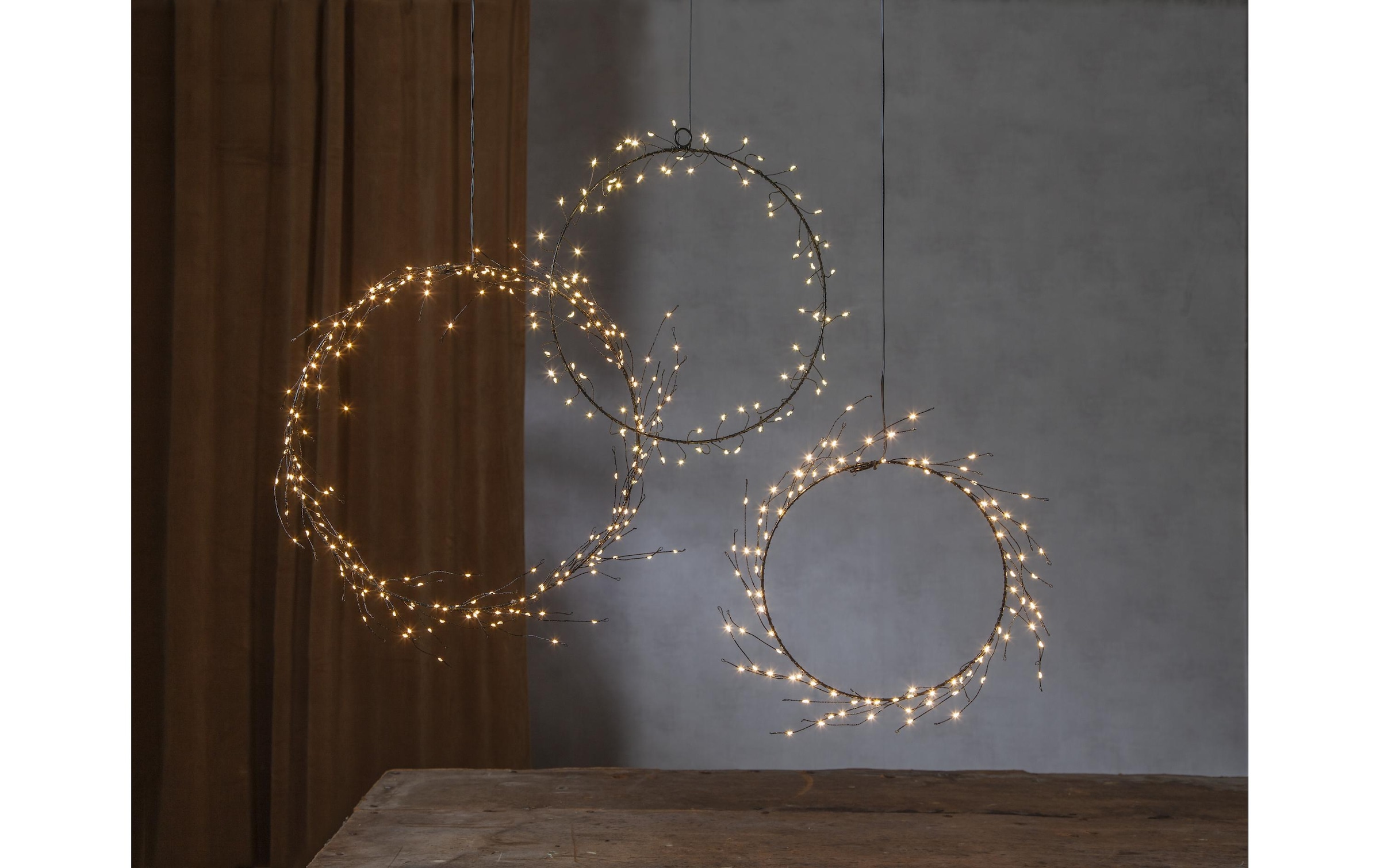   Suspension décorative »LED-Weihnachtskranz«