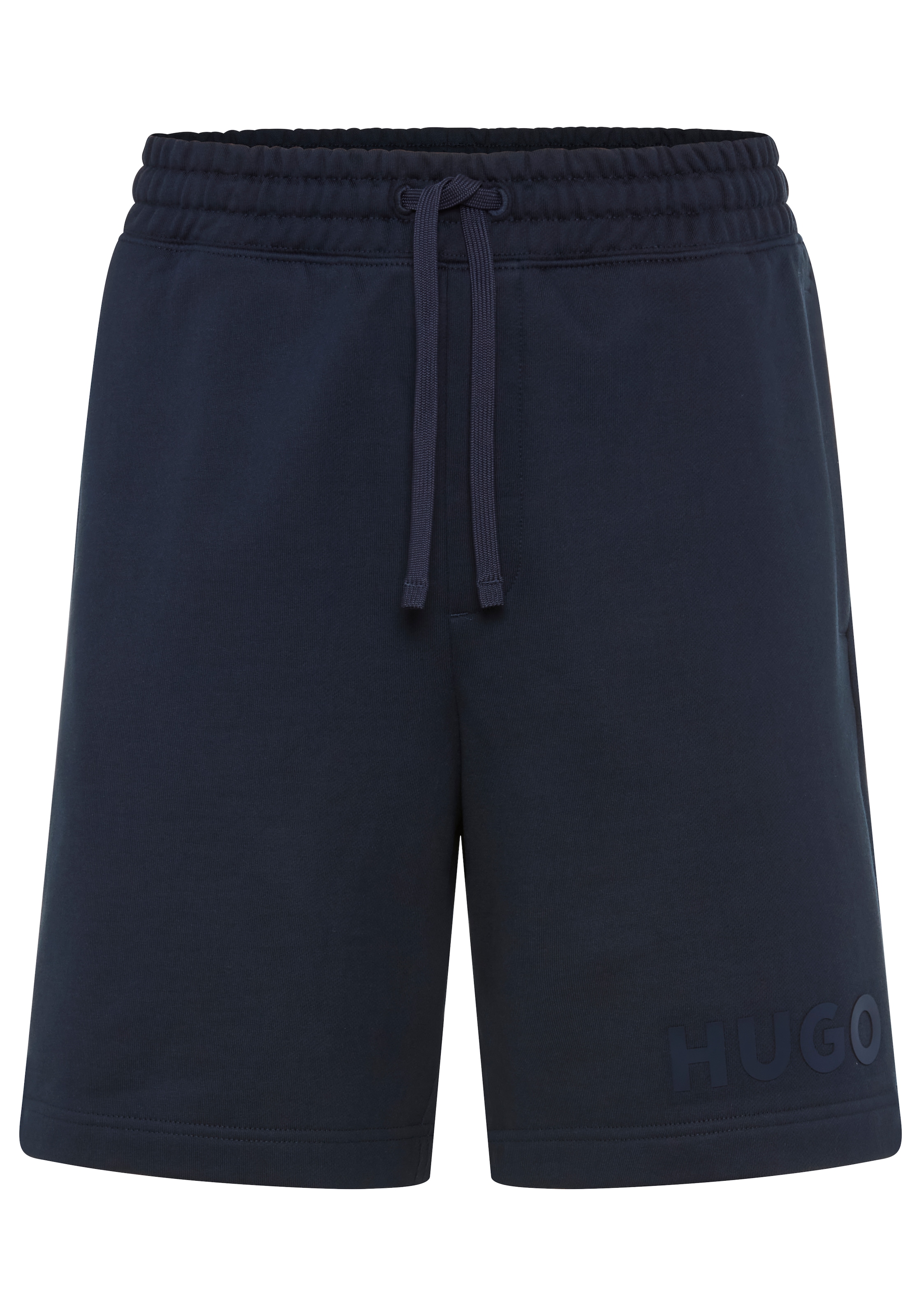 Image of HUGO Sweatshorts "Dinkoe" elastischer Bund mit Kordel, Relaxed Fit, Logo-Druck