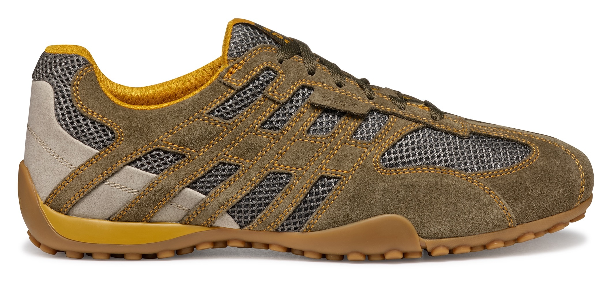 Geox Schnürschuh »U SNAKE ORIGINAL«  , Schnürschuh, Freizeitschuh, Trekking Sneaker mit Lederinnensohle