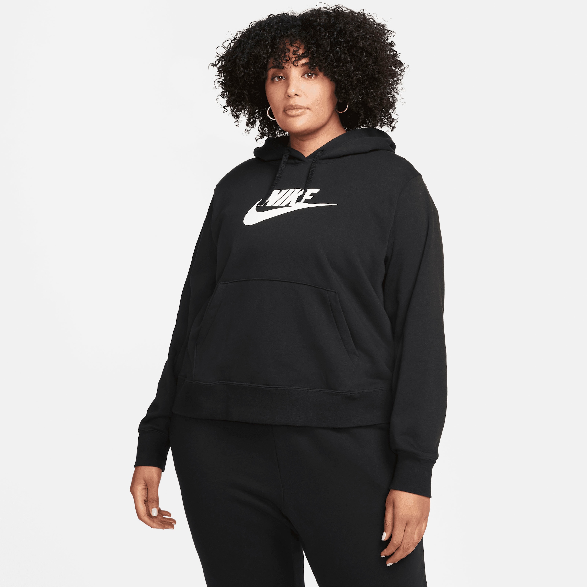 ♕ Nike Sportswear Kapuzensweatshirt »Club Fleece Women\'s Pullover Hoodie ( Plus Size)« versandkostenfrei kaufen