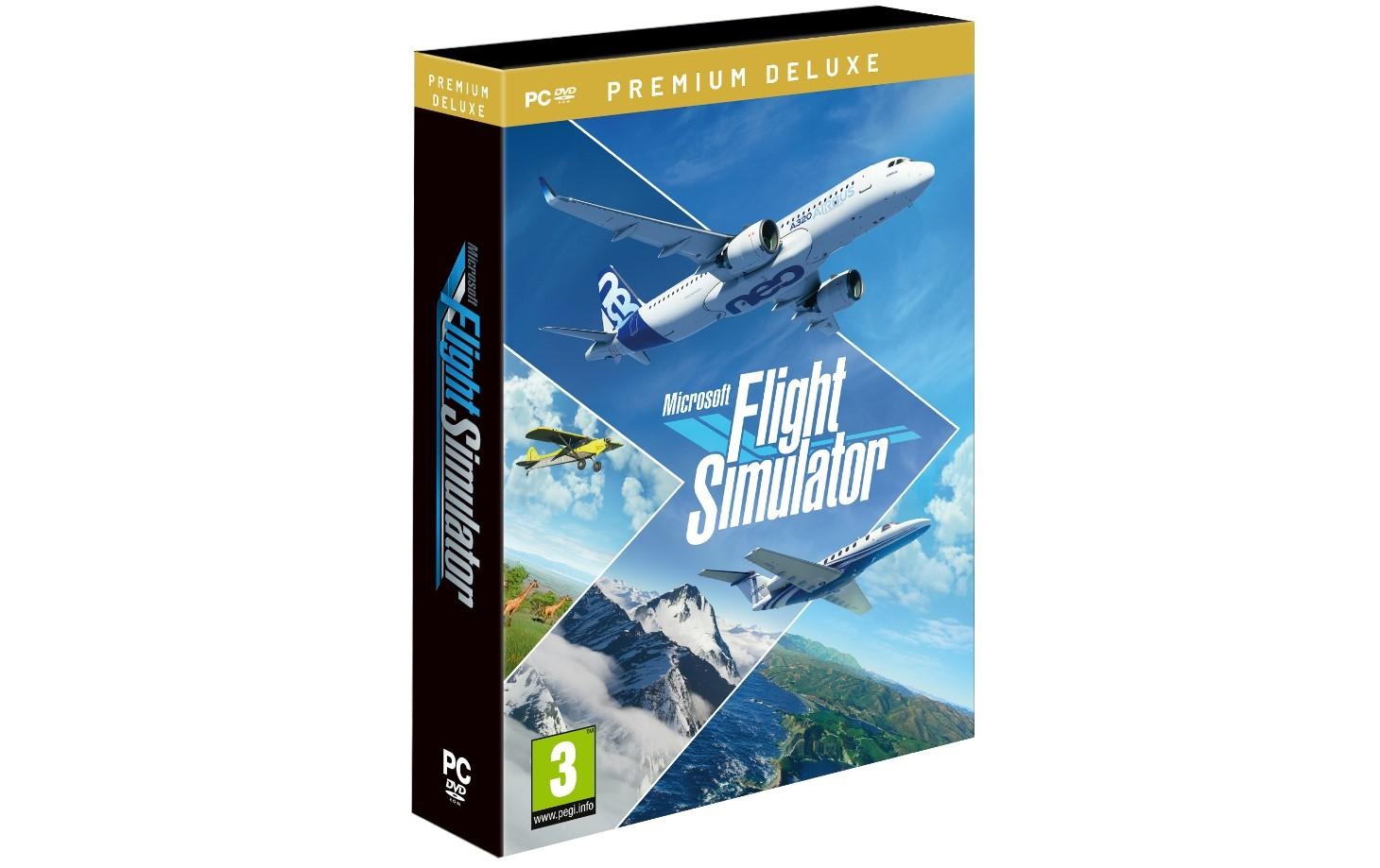 Image of Microsoft Spielesoftware "Flight Simulator - Premium Deluxe" PC Standard Edition