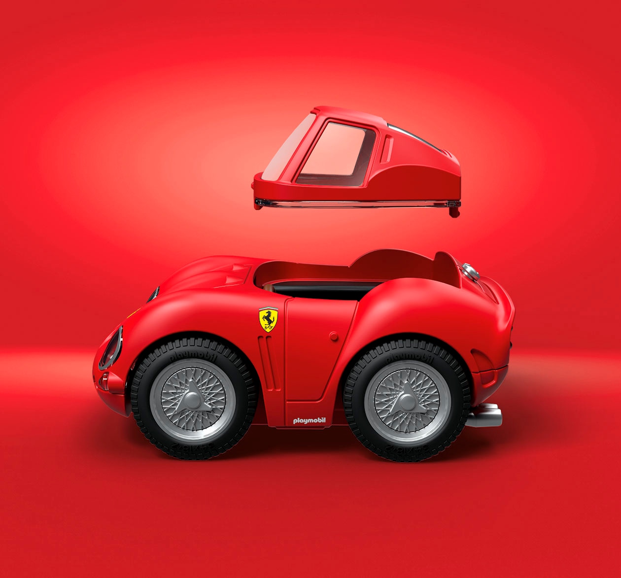 Playmobil® Konstruktions-Spielset »PLAYMOBIL X Ferrari 250 GTO (71856), Cars« Made in Europe