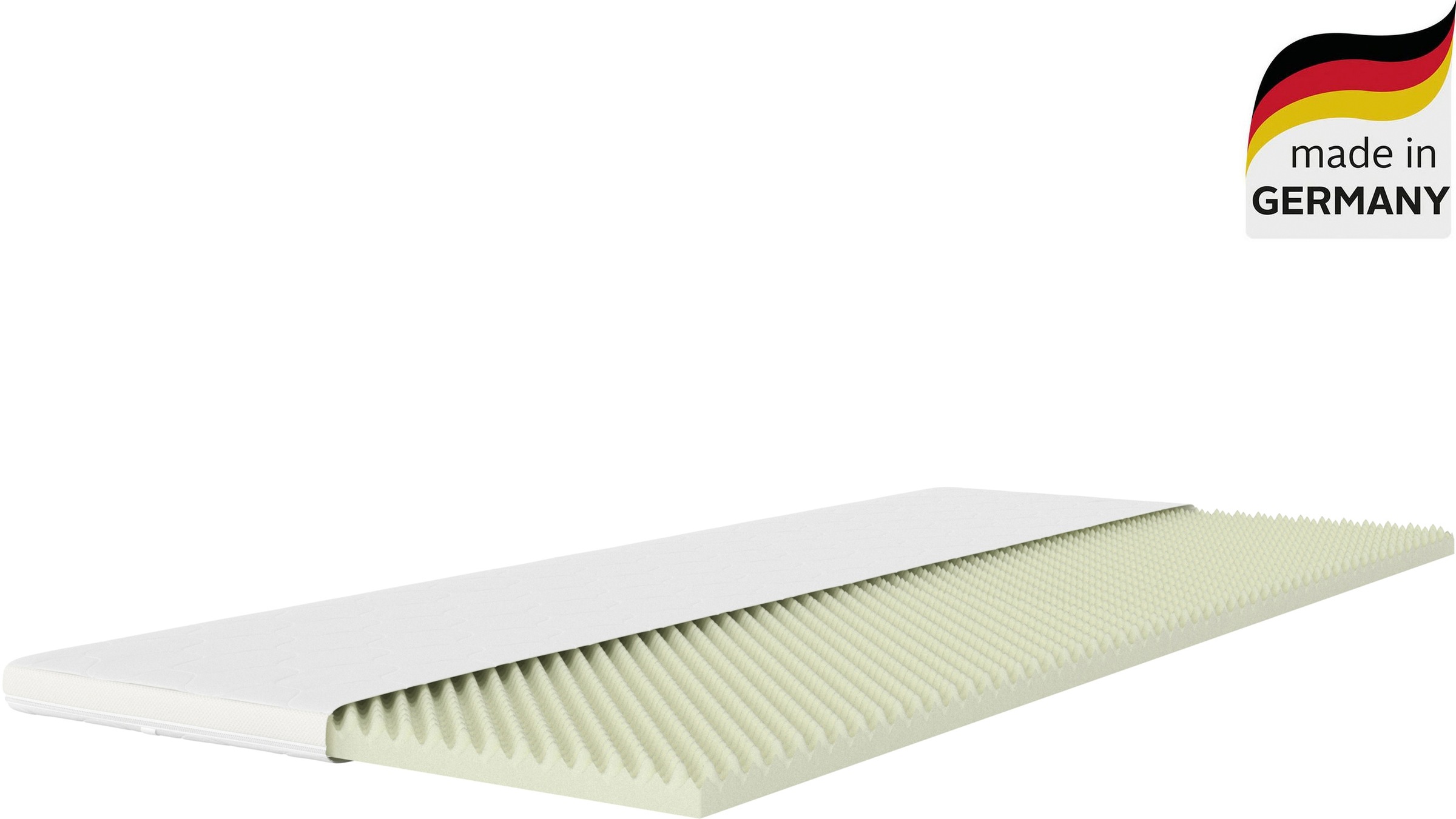 Image of GOODproduct Topper "Polly Plus Komfort ECO, ideal für Boxspringmatratzen" Topper für Matratze 90x200 cm, 140x200 cm und weitere Grösse geeignet