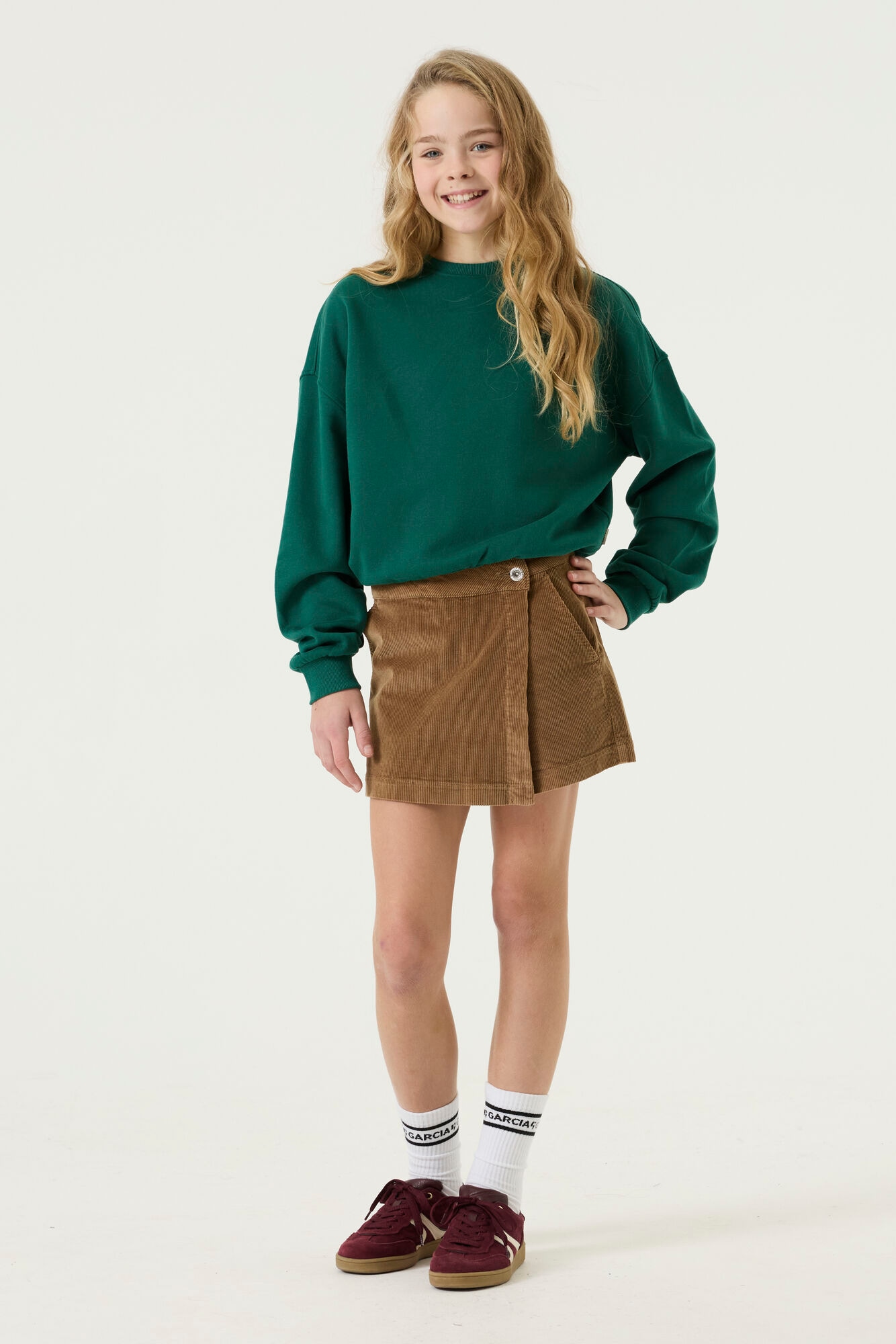 Garcia Sweat-shirt , avec impression frontale, pour filles
