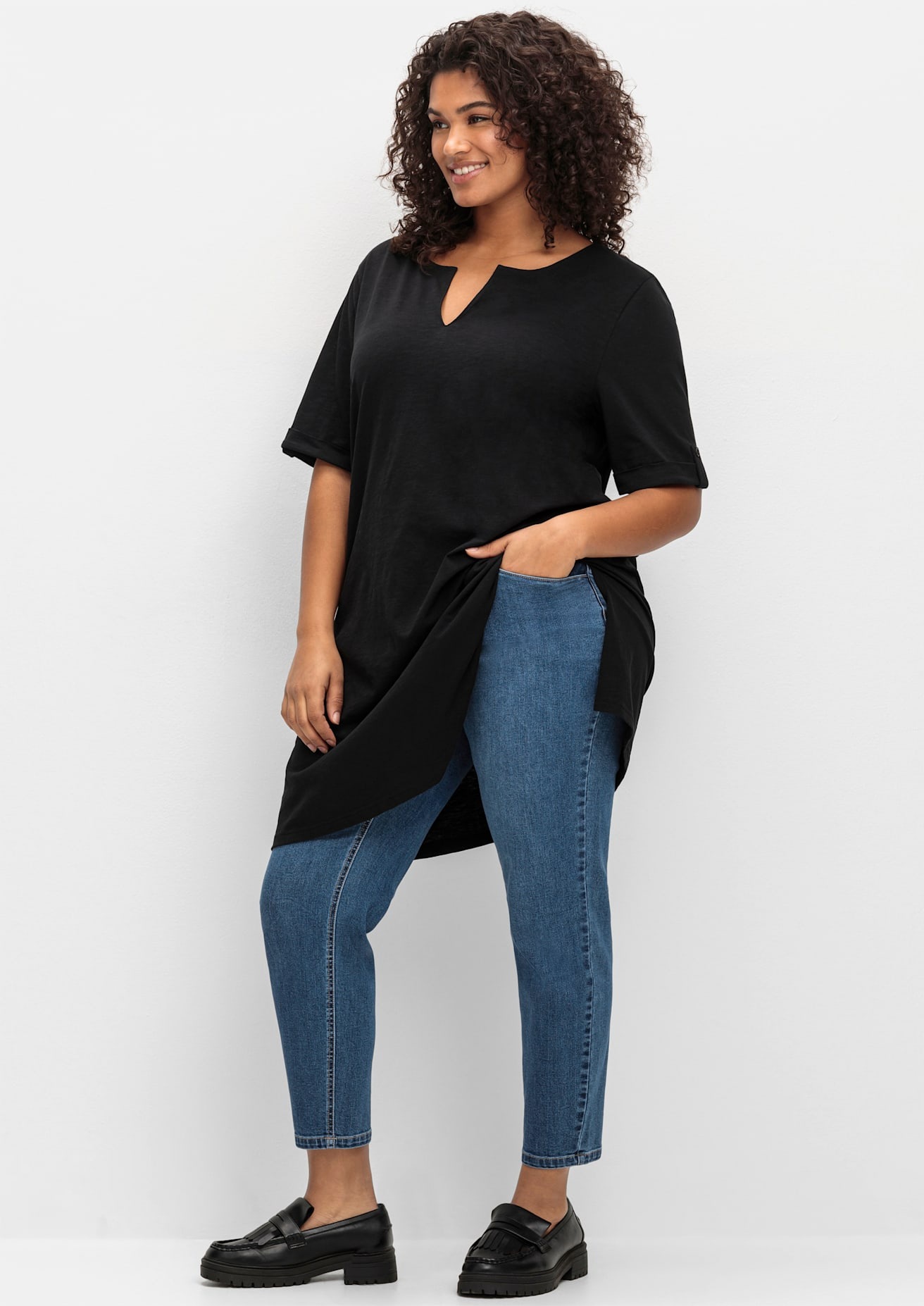 Sheego Stretch-Jeans, (1 tlg.)
