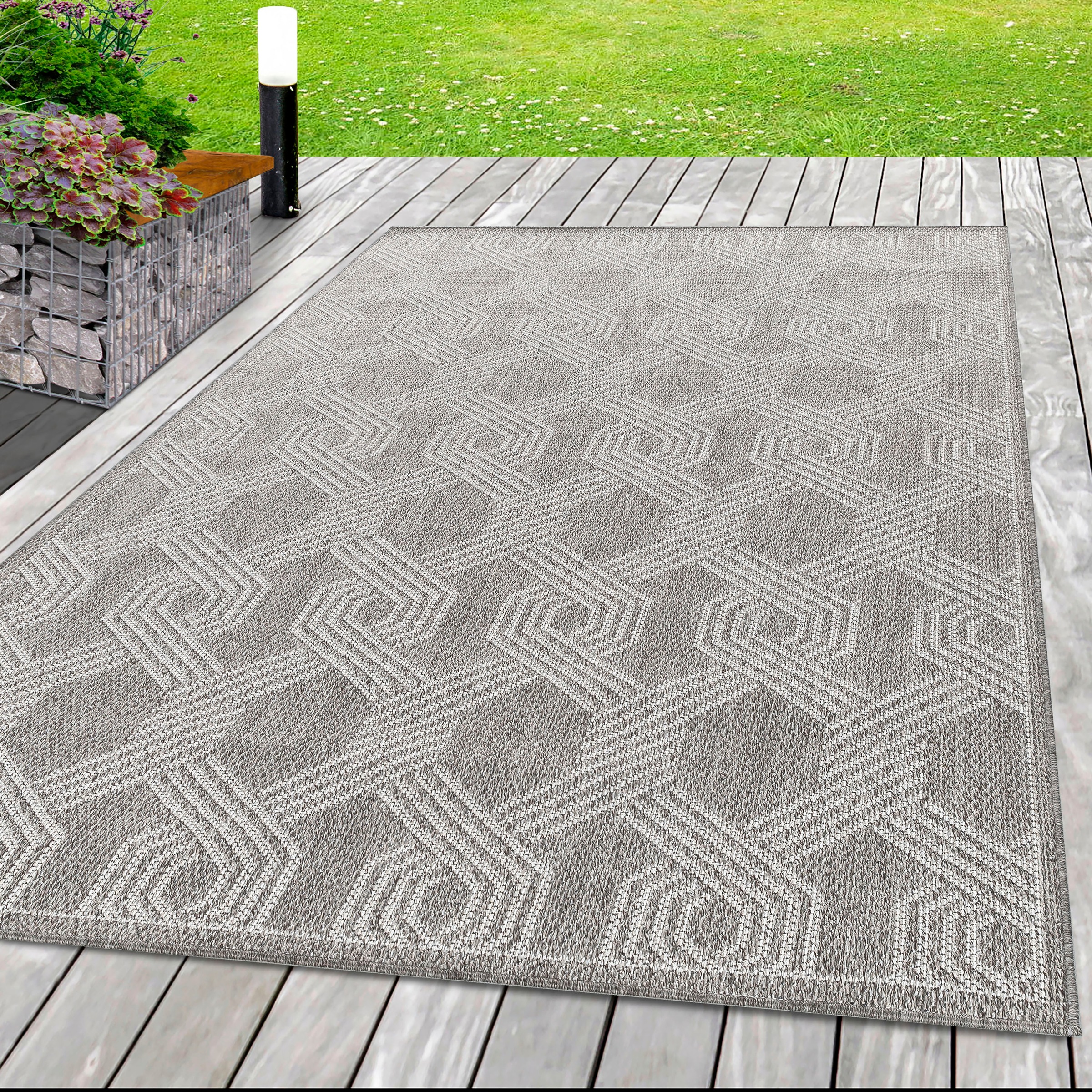 Image of Ayyildiz Teppiche Teppich "ARUBA 4904" rechteckig 6 mm Höhe Pflegeleicht, Modern, In- und Outdoor geeignet