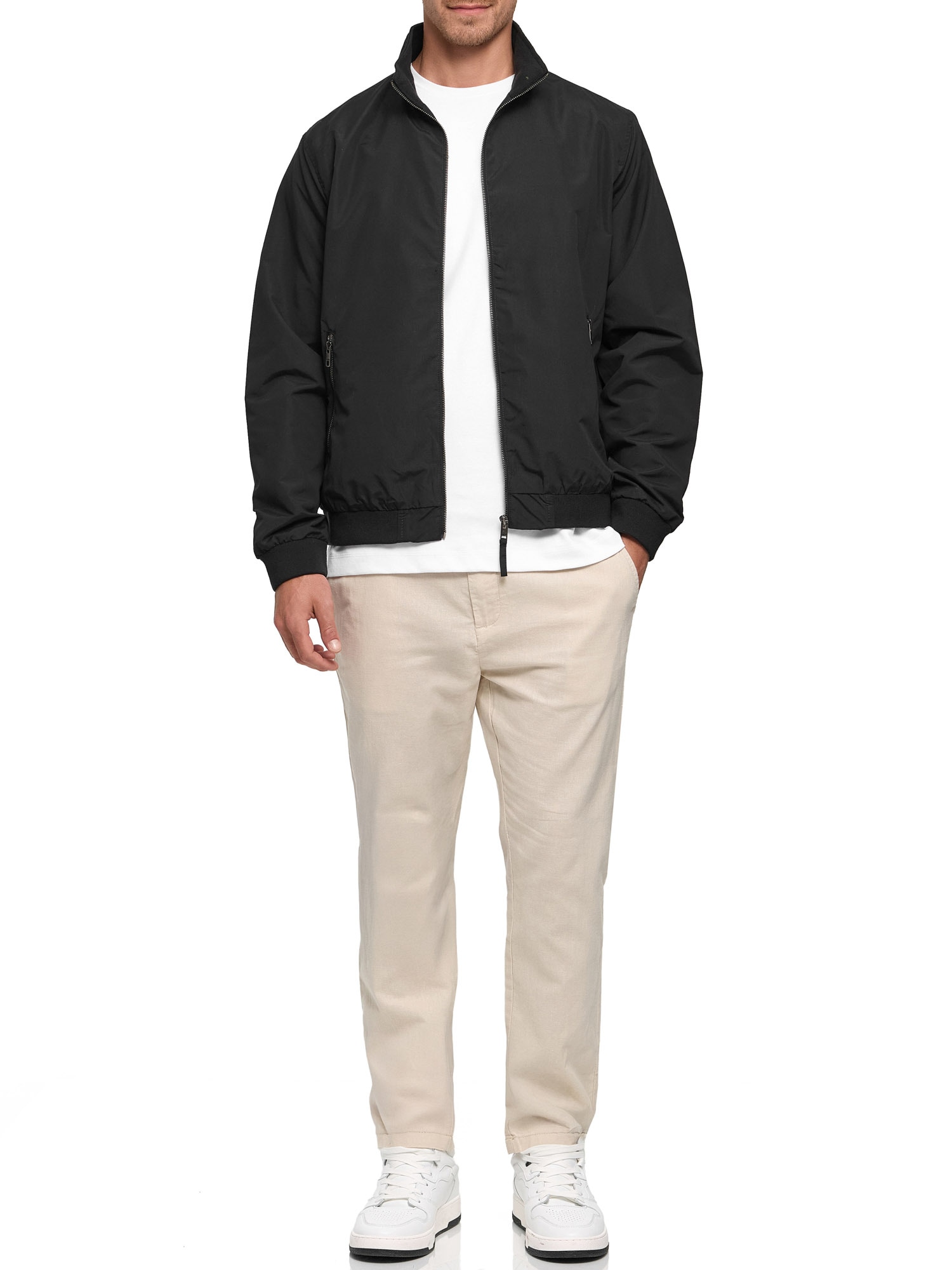 Indicode Veste bomber »INCatall« ohne Kapuze