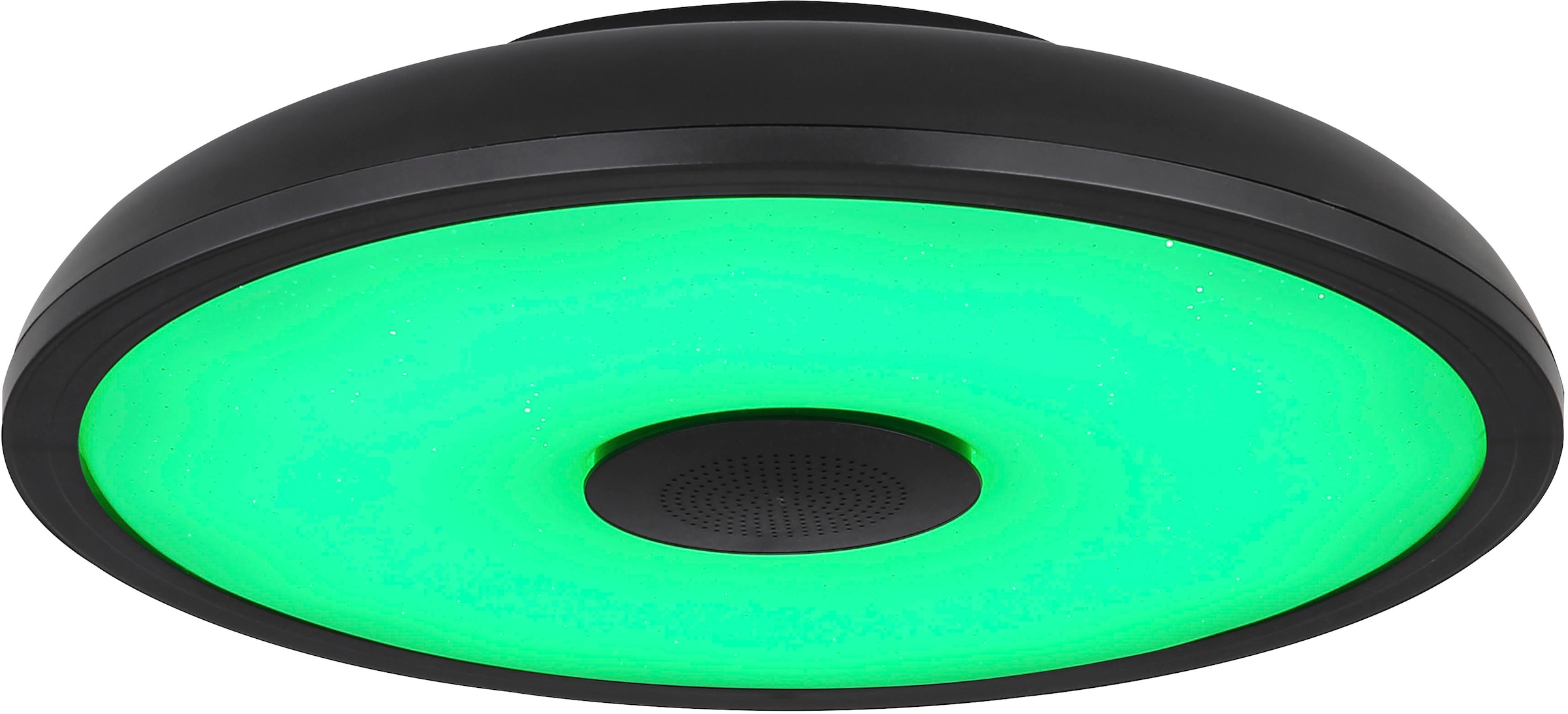 GLOBO LIGHTING Plafonnier LED »RAFFY« Module LED 1 cuis blanc chaud - blanc froid Changement de couleur rouge-vert-bleu, fonction haut-parleur