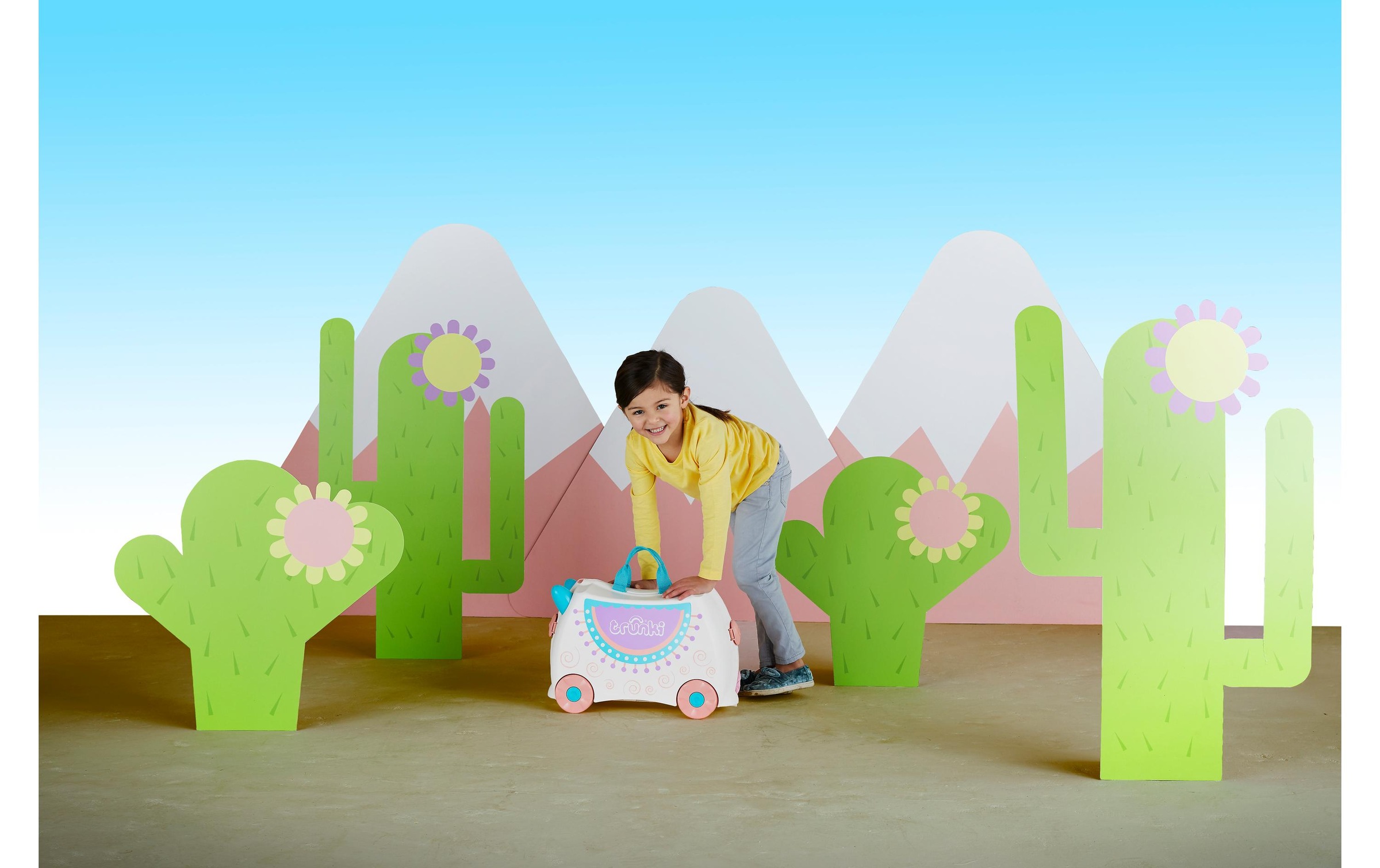 TRUNKI Trolley »Lola Llama« 4 Rollen