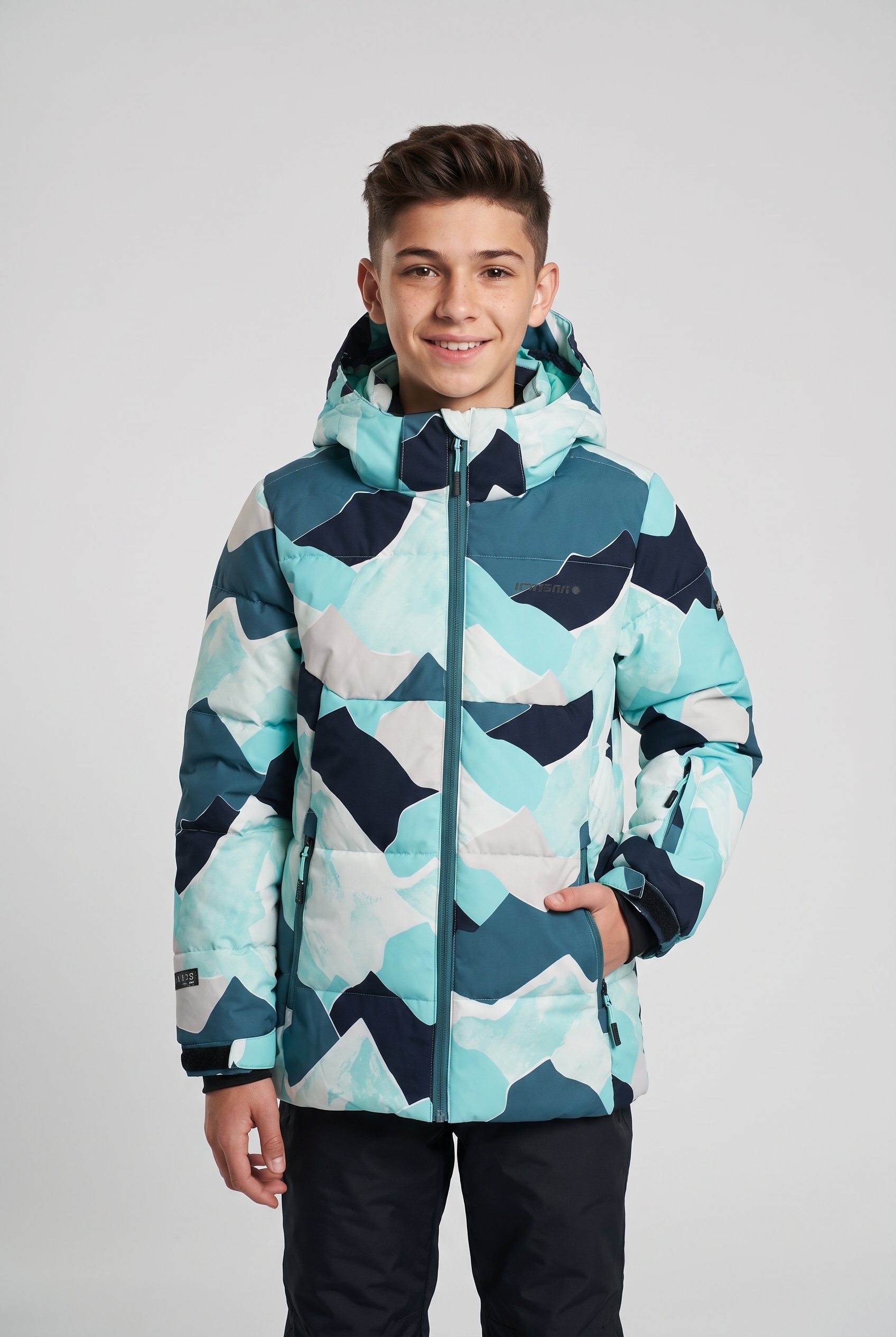 Icepeak Veste de ski »ICEPEAK LADUE JR« pour enfants et adolescents, avec fermeture éclair, respirant